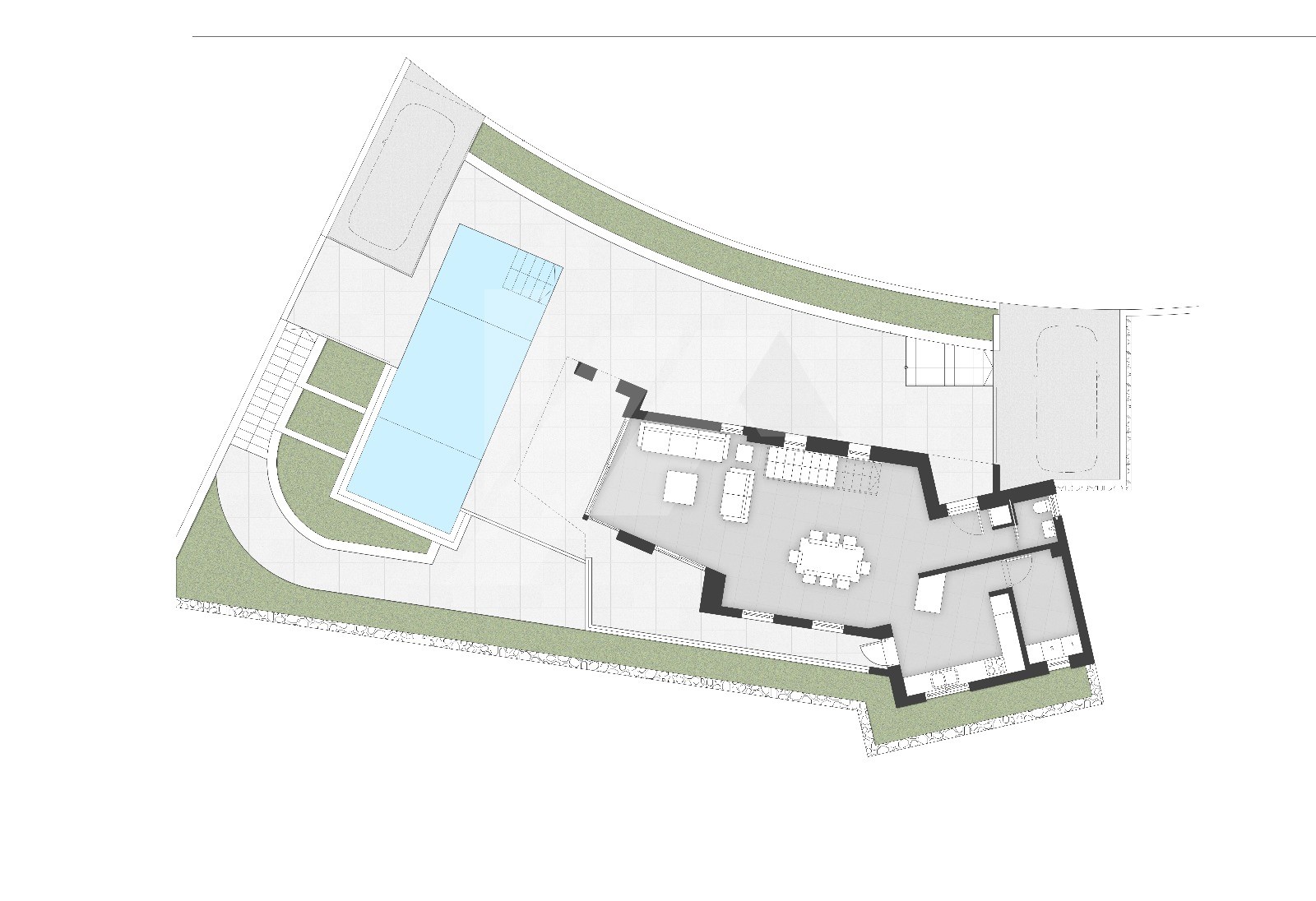 Neubauvilla zum Verkauf in Moraira, mit privatem Pool.