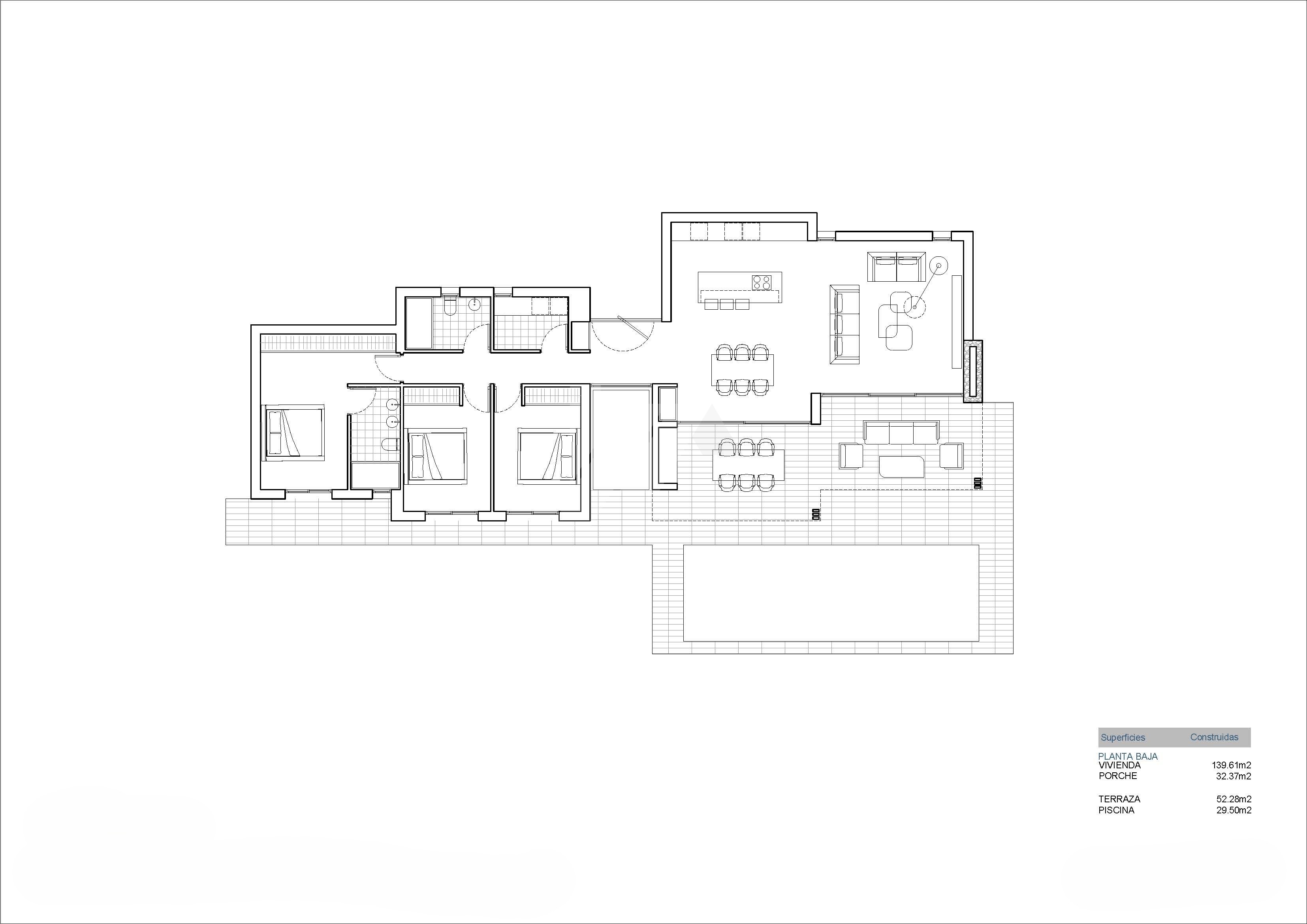 Moderne Villa zu verkaufen in Calpe, mit privatem Pool.