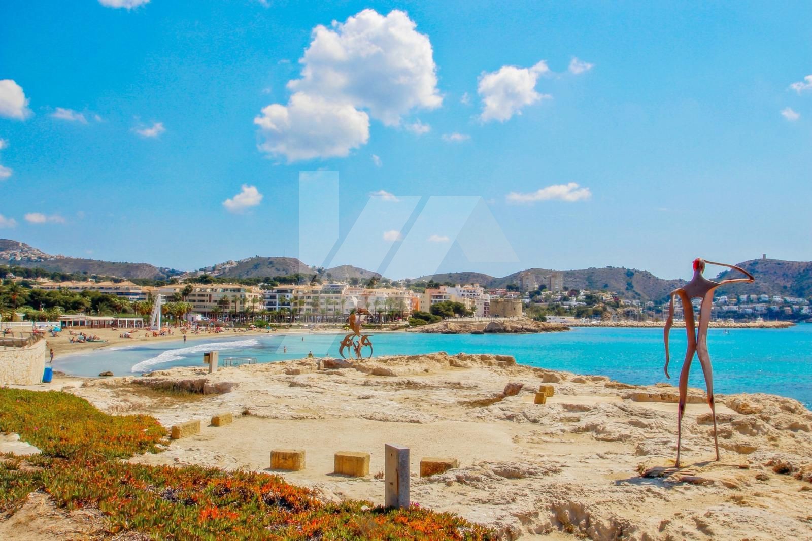 Wohnung zu verkaufen in Moraira mit Meerblick, Costa Blanca.