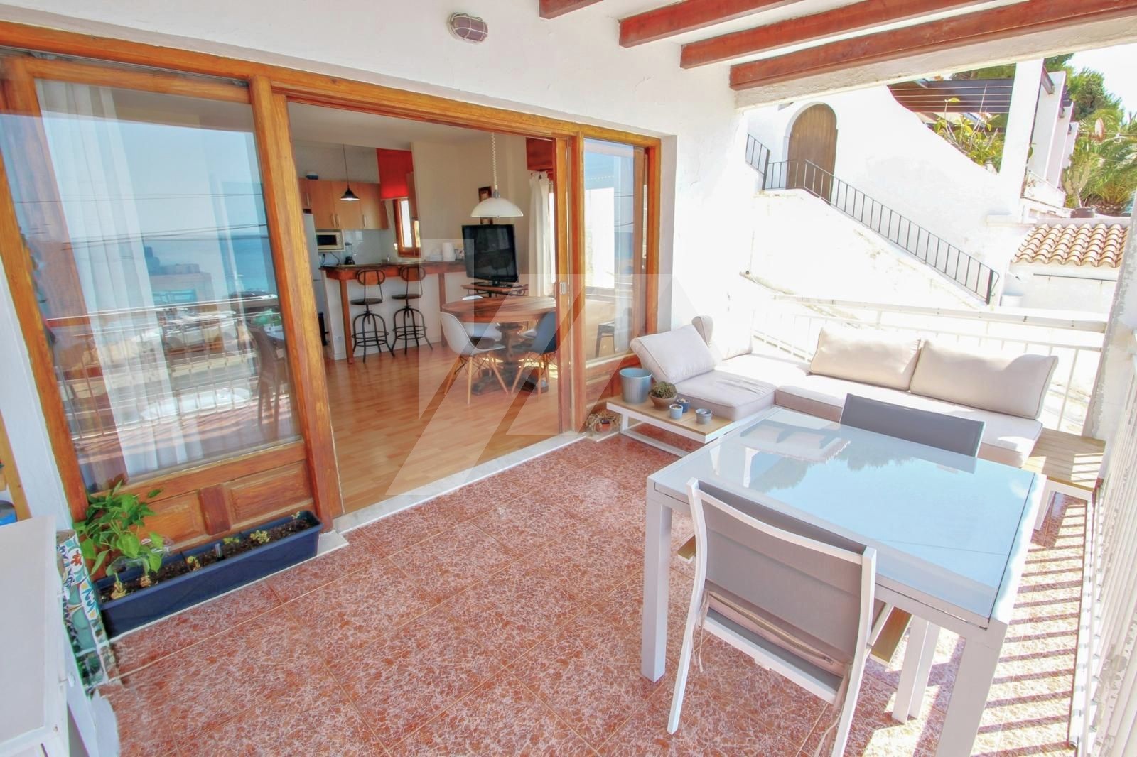 Wohnung zu verkaufen in Moraira mit Meerblick, Costa Blanca.