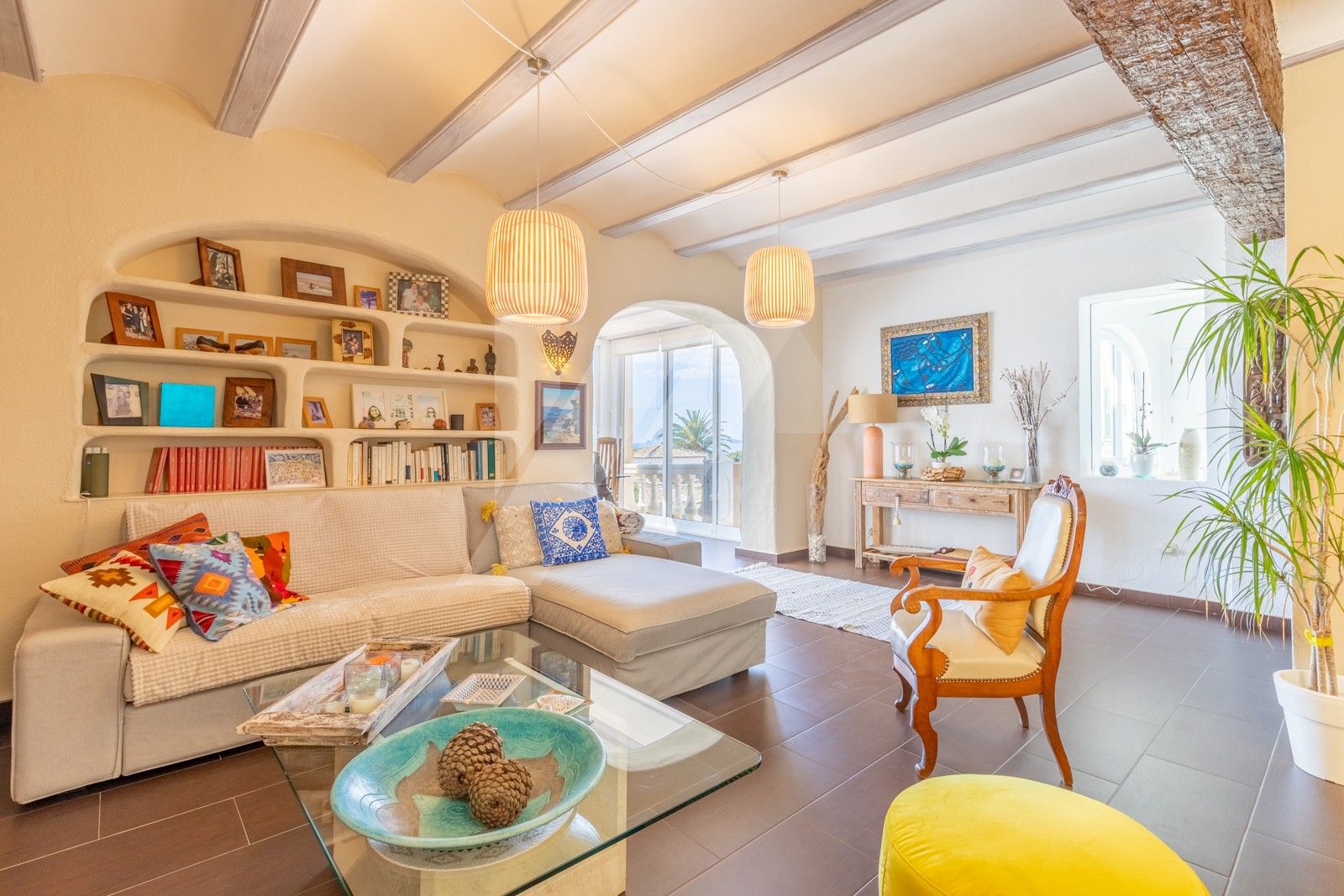 Luxusvilla zum Verkauf in Moraira, Pla del Mar, mit Meerblick.