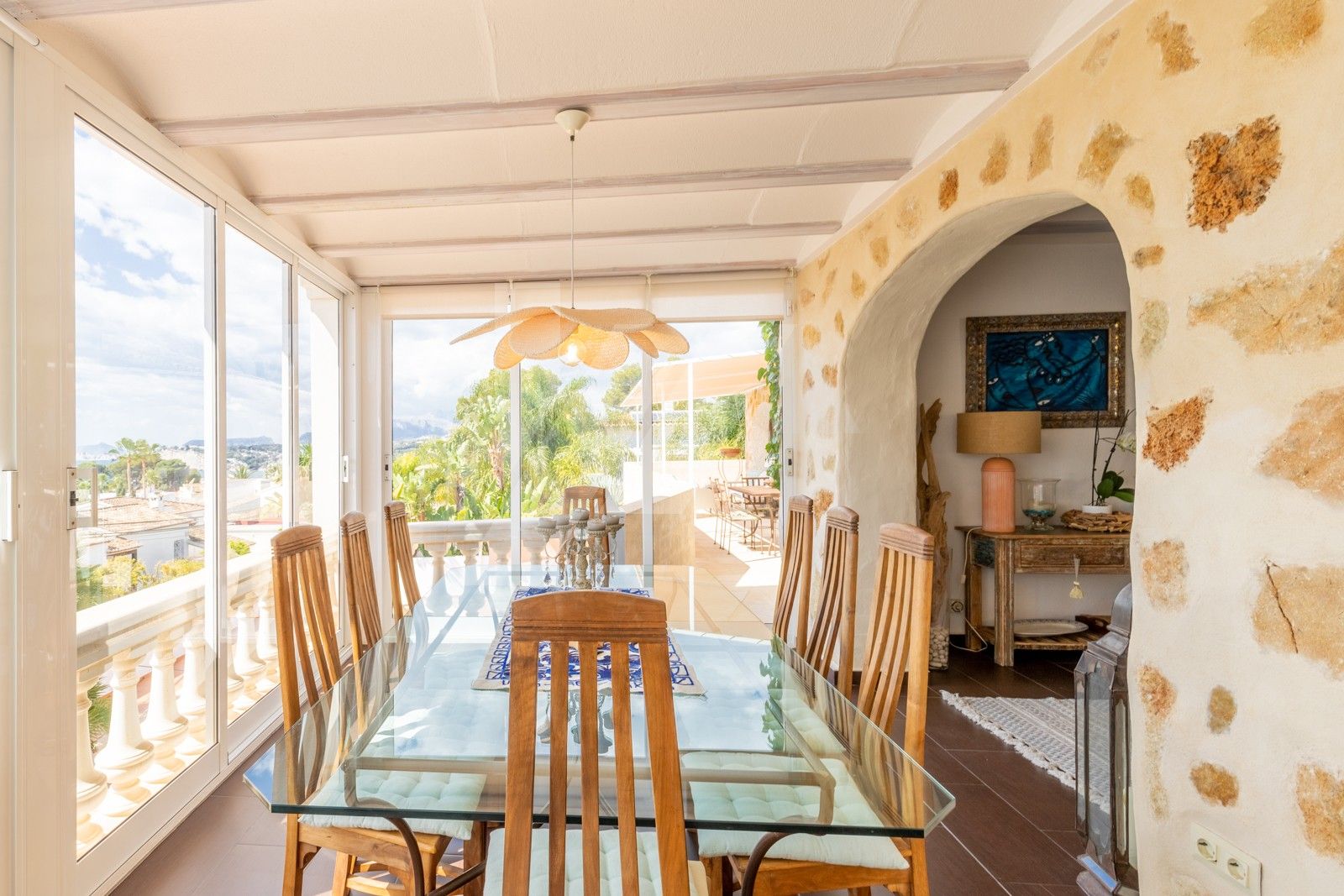 Luxusvilla zum Verkauf in Moraira, Pla del Mar, mit Meerblick.
