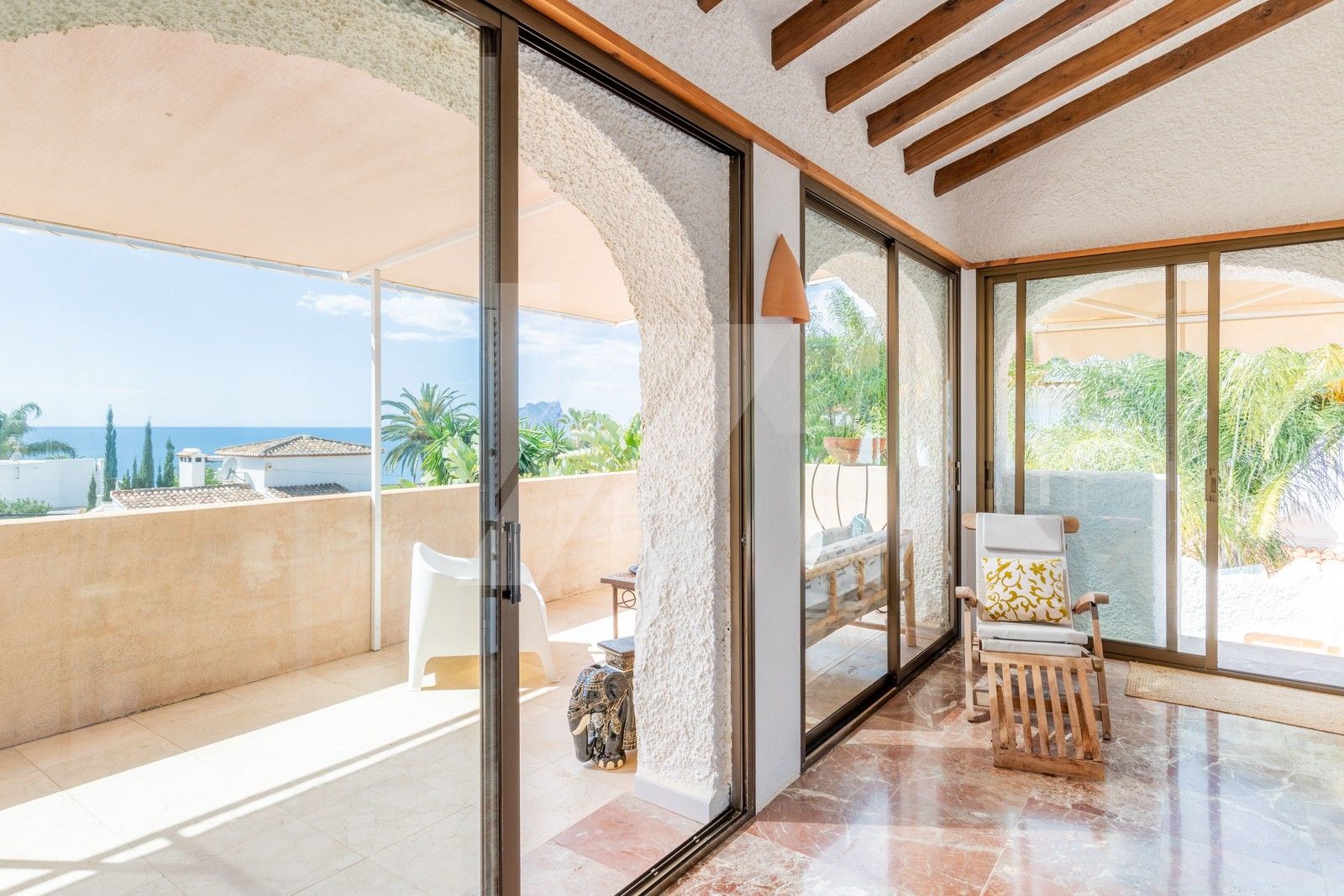 Luxusvilla zum Verkauf in Moraira, Pla del Mar, mit Meerblick.