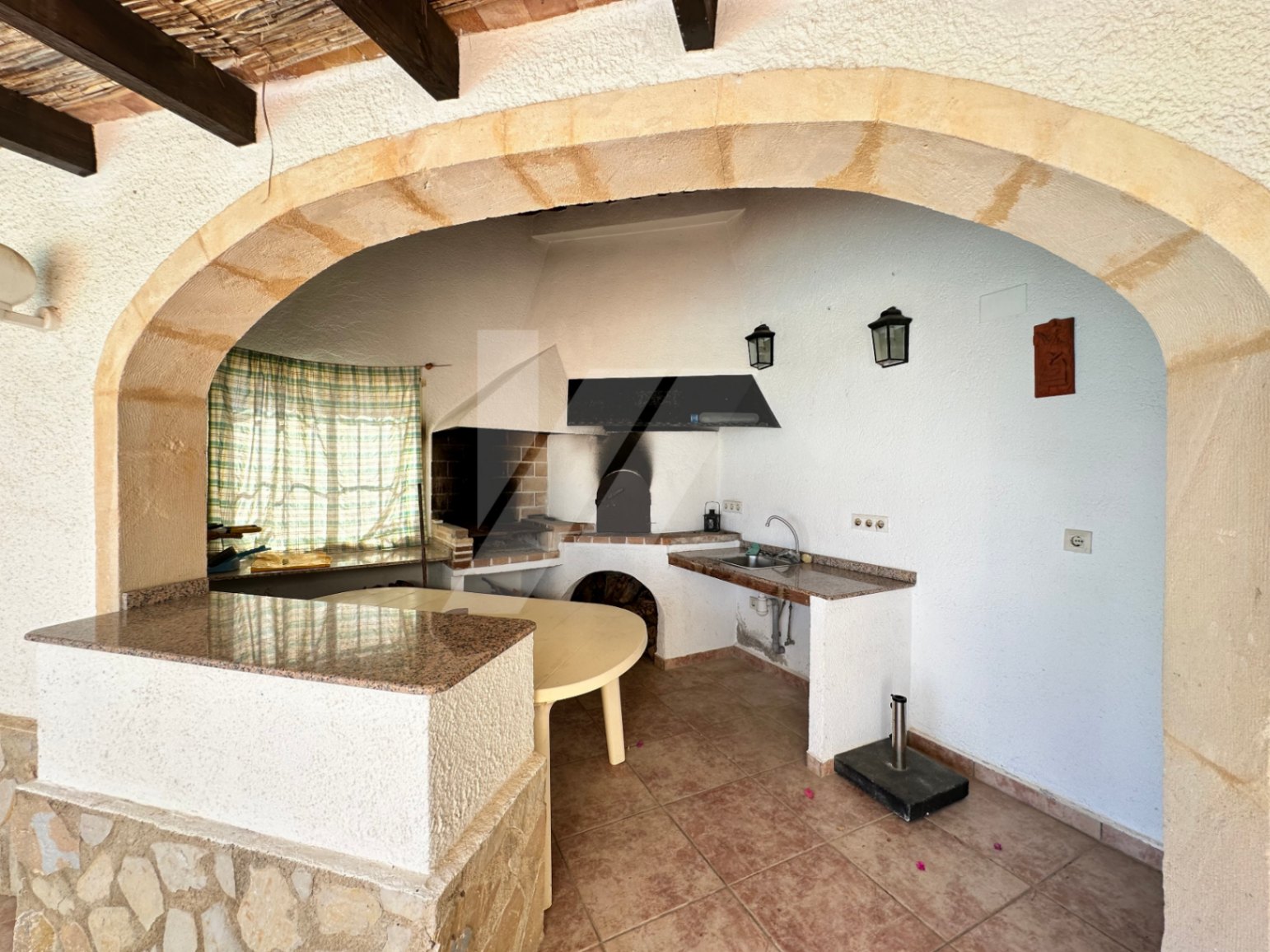 Villa con vistas panorámicas al mar en venta en Moraira, Benimeit.