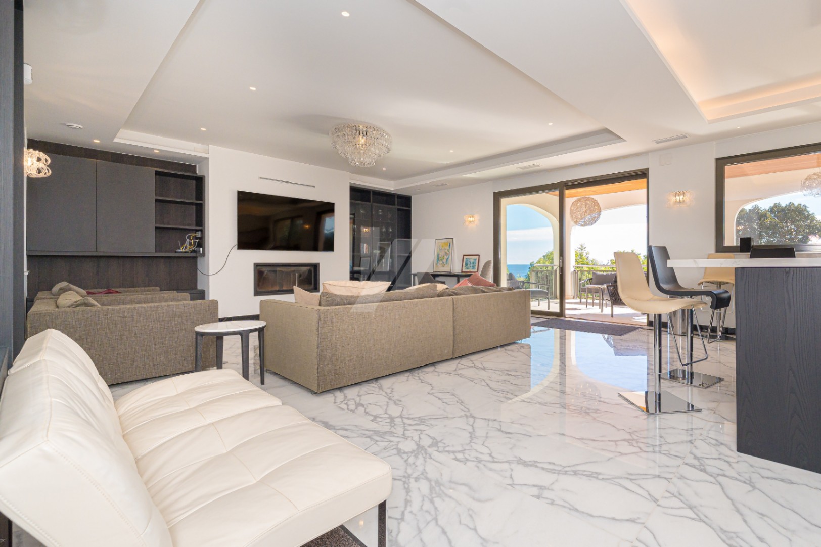 Luxusvilla in zweiter Meereslinie in Moraira zu verkaufen, mit Meerblick.