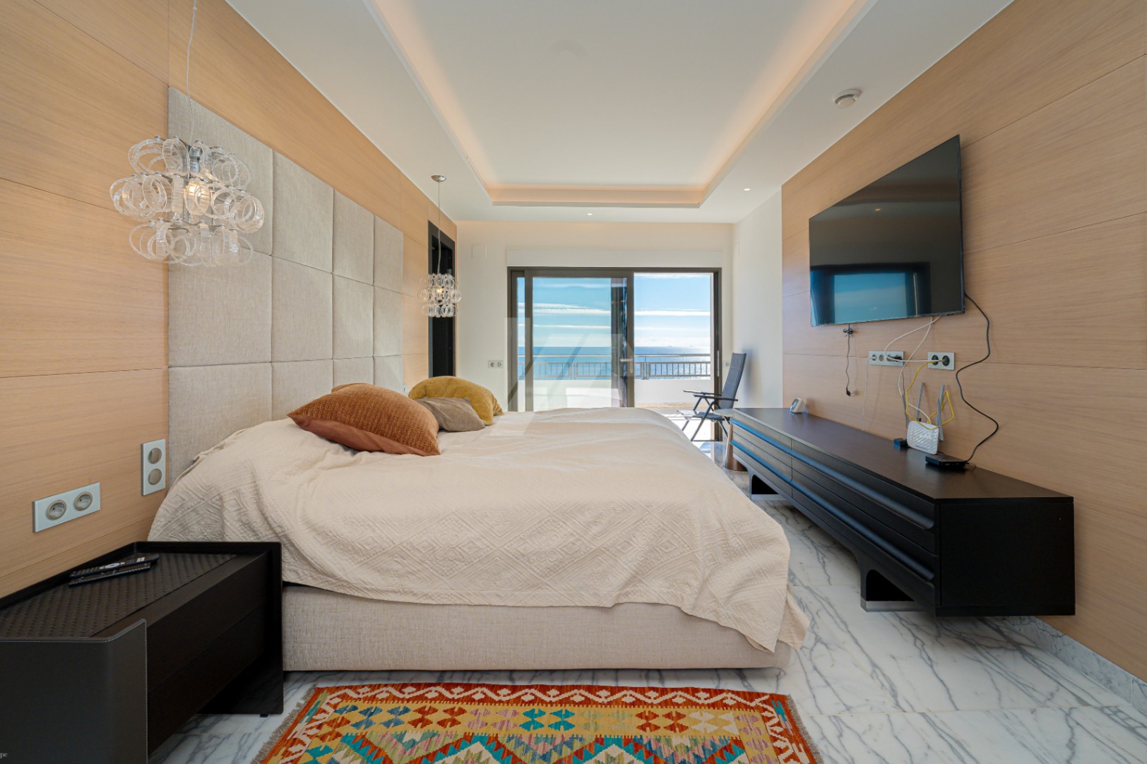 Luxusvilla in zweiter Meereslinie in Moraira zu verkaufen, mit Meerblick.