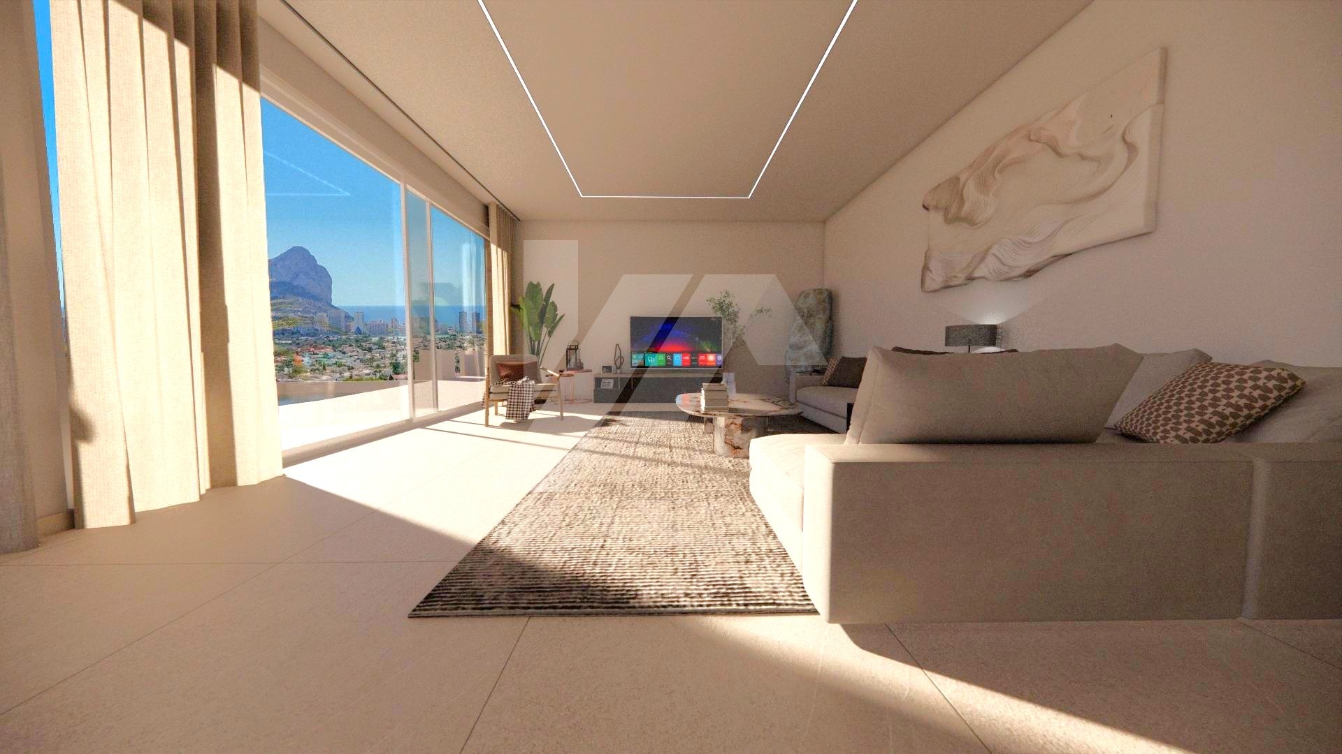 Luxusvilla mit Meerblick zu verkaufen in Calpe, Costa Blanca.