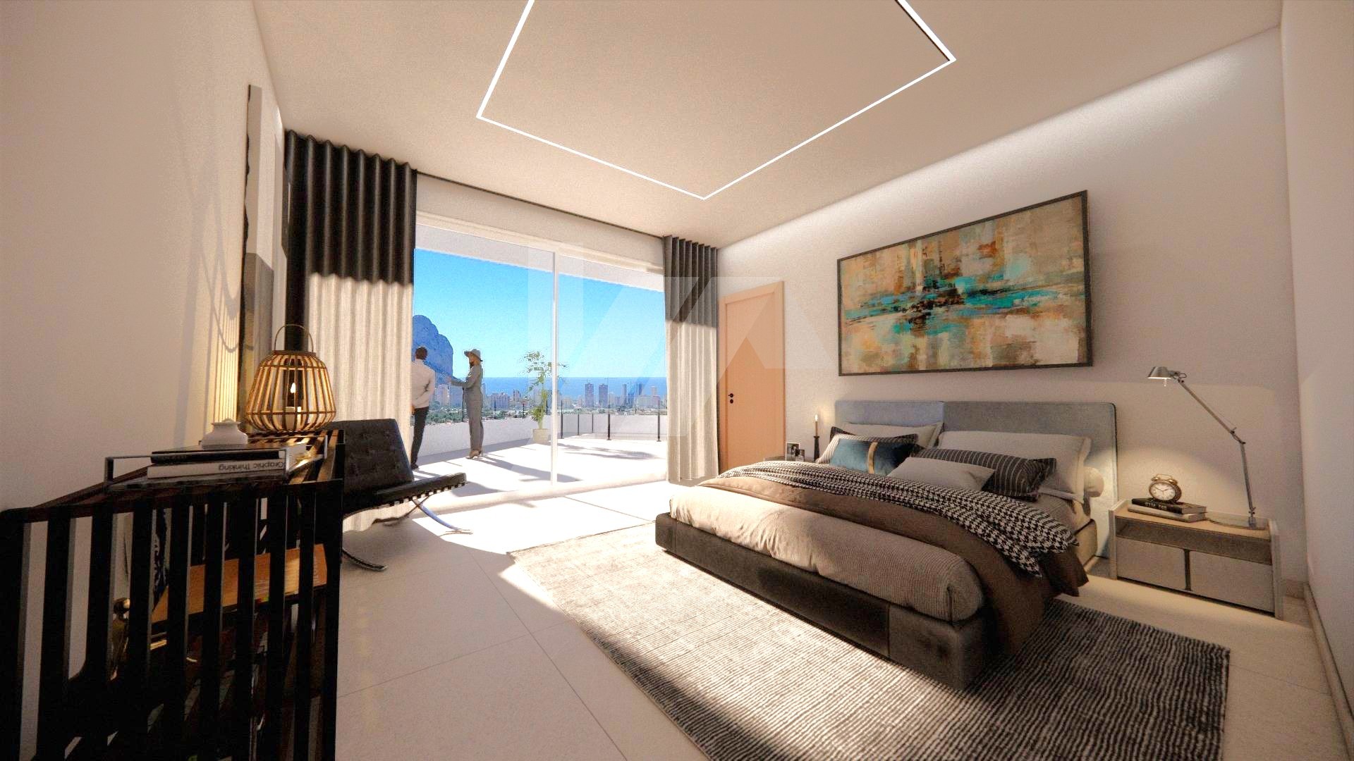 Luxusvilla mit Meerblick zu verkaufen in Calpe, Costa Blanca.