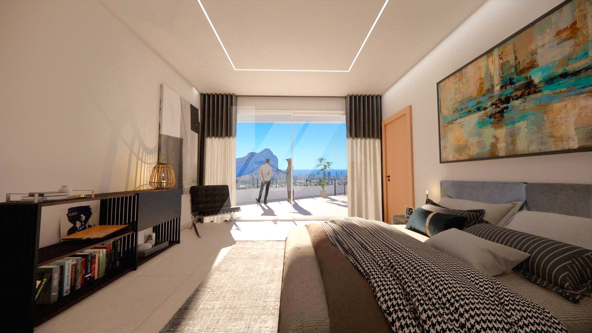 Luxusvilla mit Meerblick zu verkaufen in Calpe, Costa Blanca.
