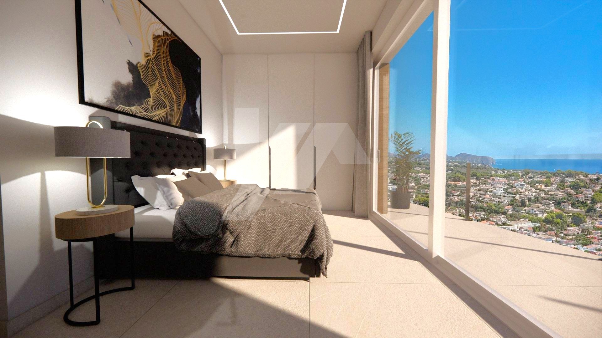 Luxusvilla mit Meerblick zu verkaufen in Calpe, Costa Blanca.