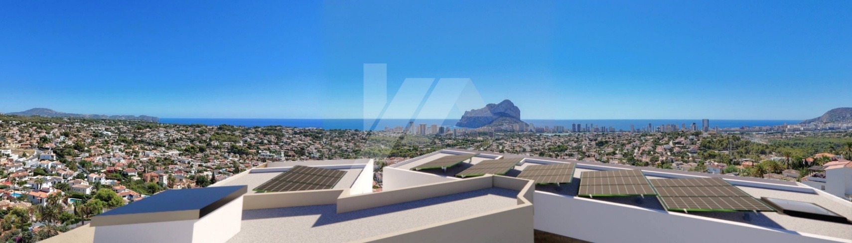 Luxusvilla mit Meerblick zu verkaufen in Calpe, Costa Blanca.