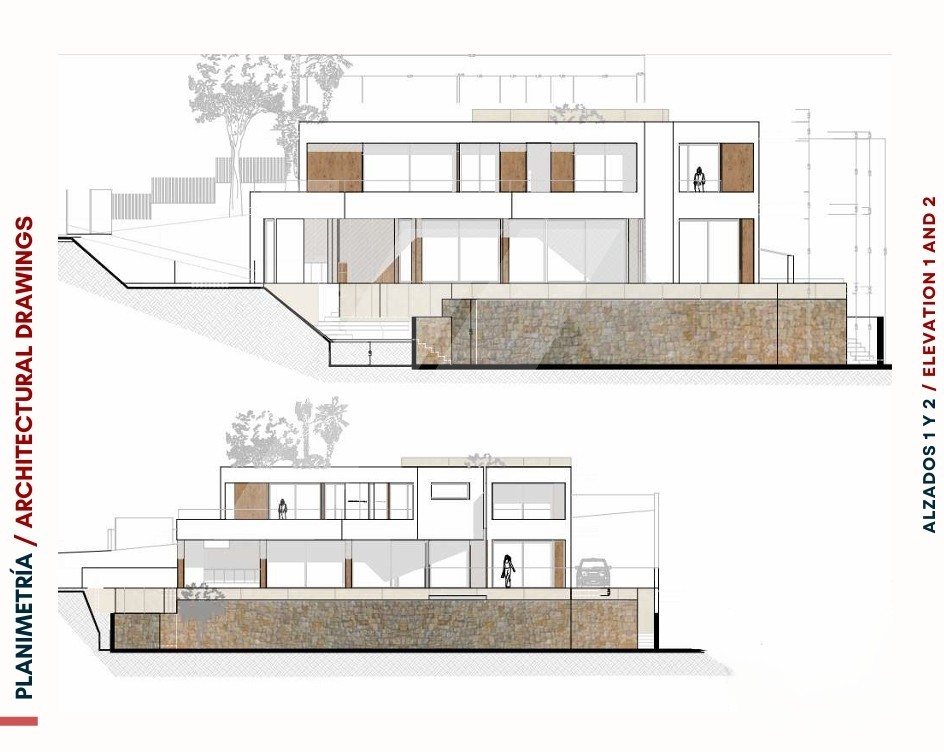 Luxusvilla mit Meerblick zu verkaufen in Calpe, Costa Blanca.