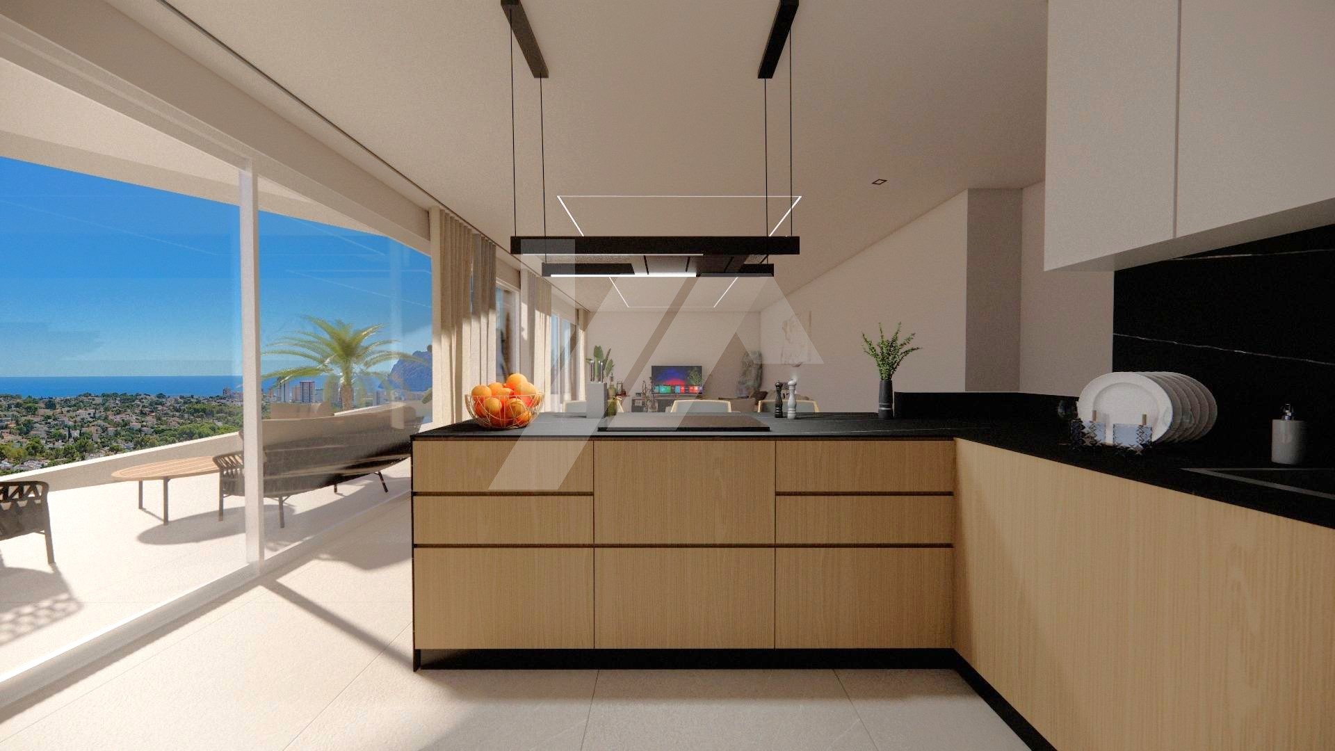 Luxusvilla mit Meerblick zu verkaufen in Calpe, Costa Blanca.