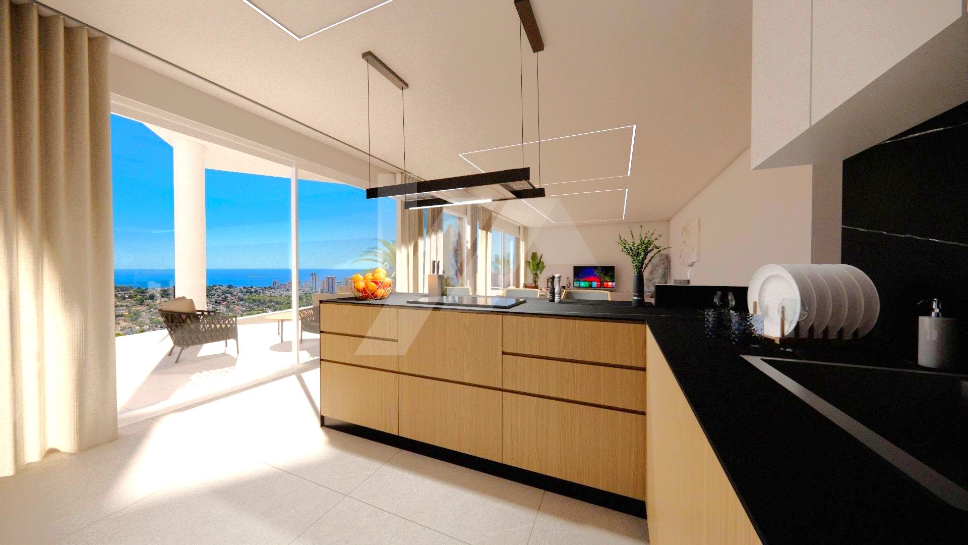 Luxusvilla mit Meerblick zu verkaufen in Calpe, Costa Blanca.