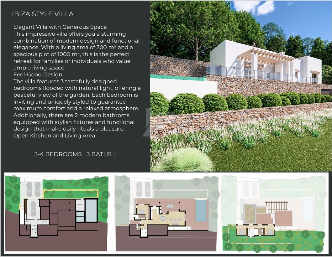 Ibiza-Stil Villa zum Verkauf in Javea, Costa Blanca.
