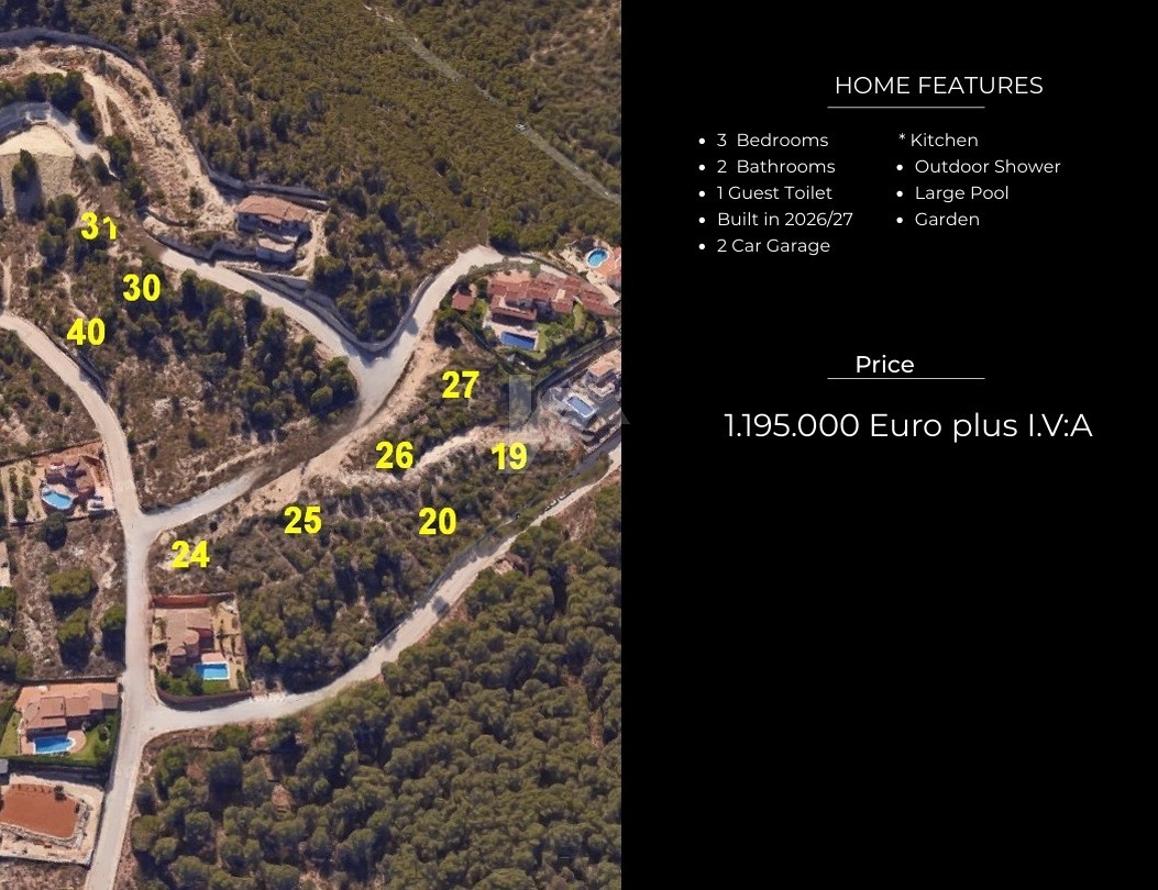 Ibiza-Stil Villa zum Verkauf in Javea, Costa Blanca.