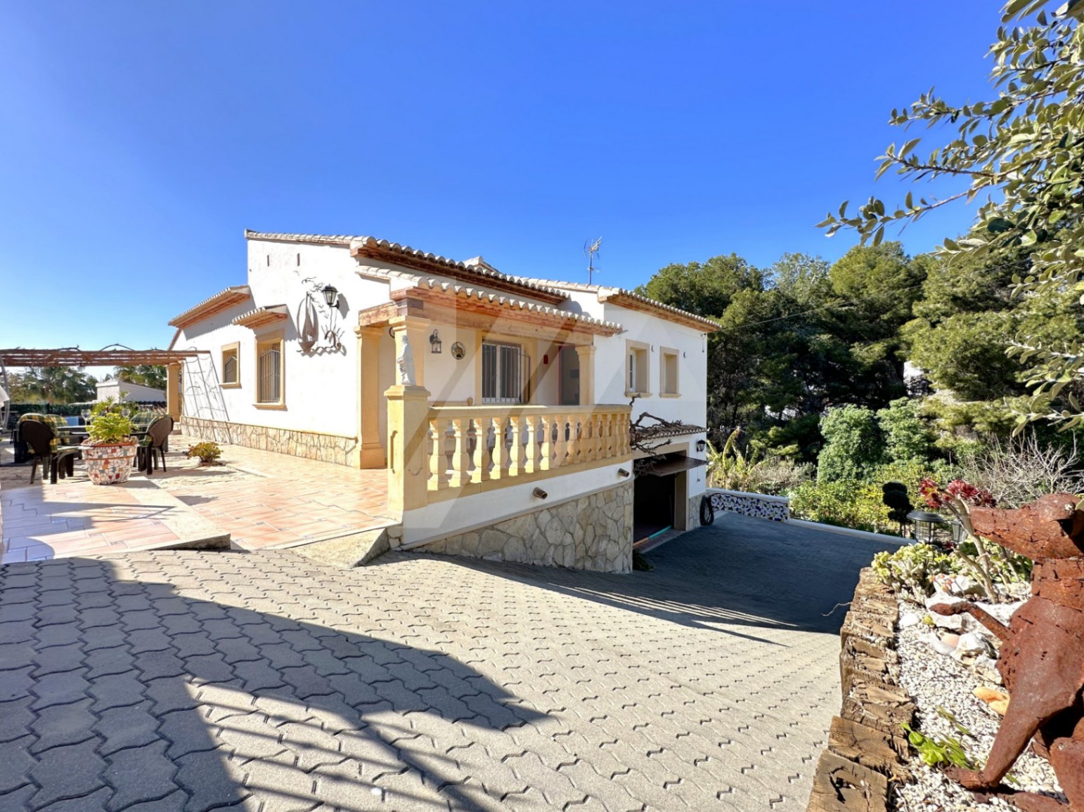 Mediterrane Stilvilla zum Verkauf in Benissa, Costa Blanca.