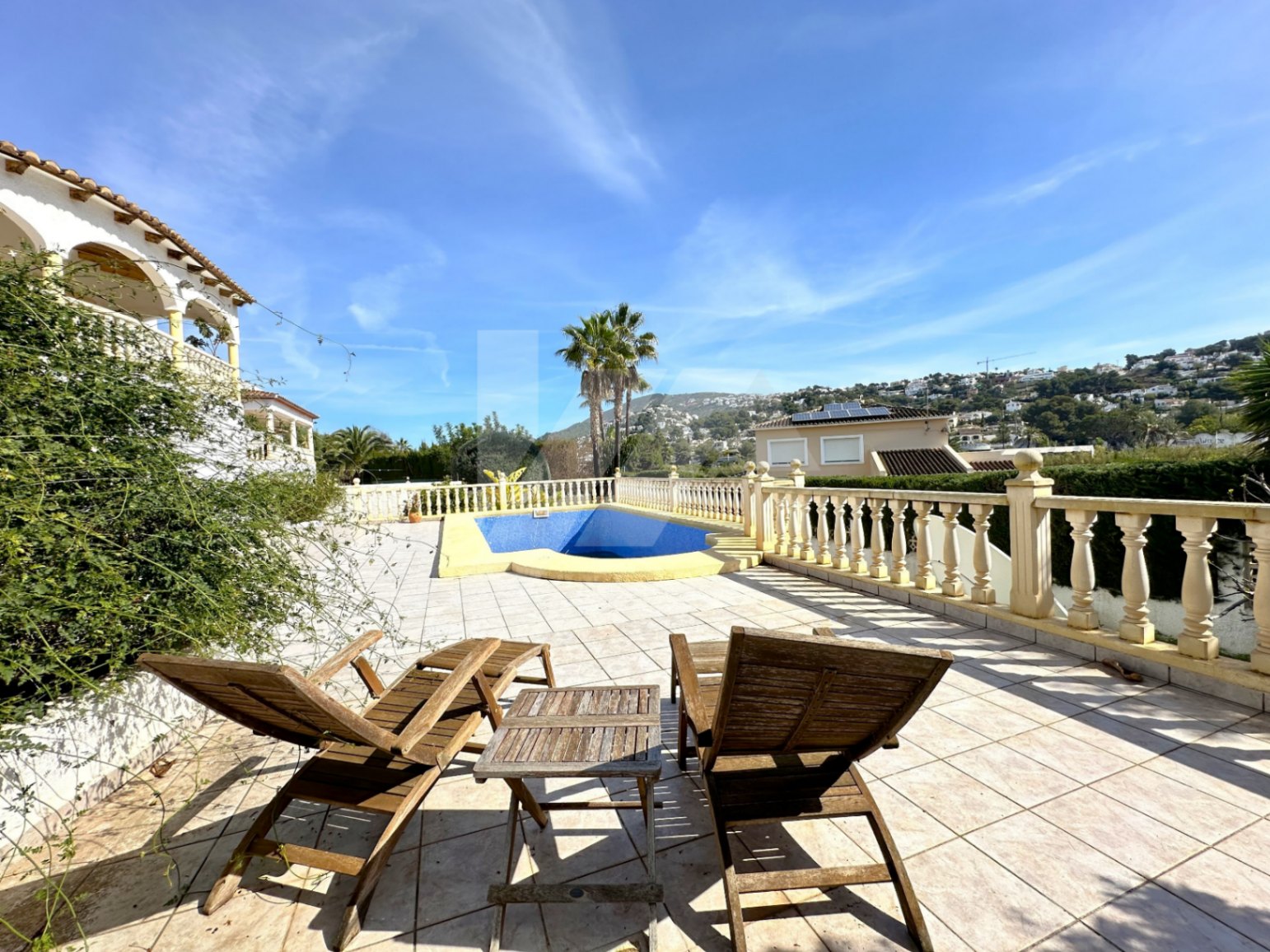 Villa zum Verkauf in Moraira, Costa Blanca.