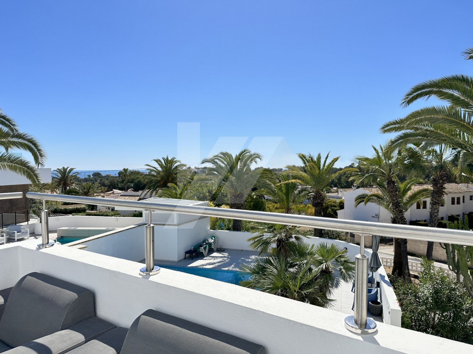 Villa mit Meerblick zum Verkauf in Moraira, Costa Blanca.