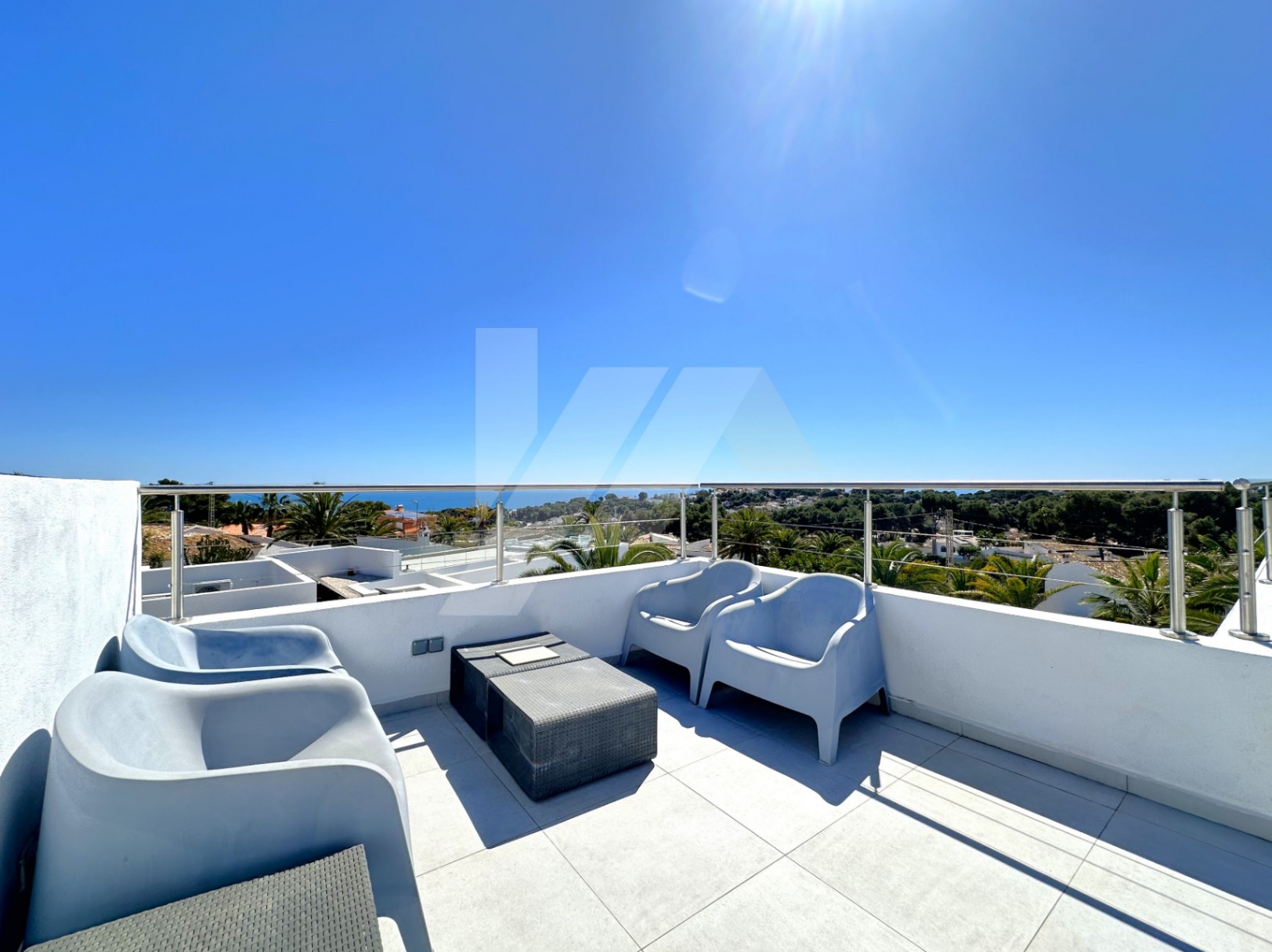 Villa mit Meerblick zum Verkauf in Moraira, Costa Blanca.