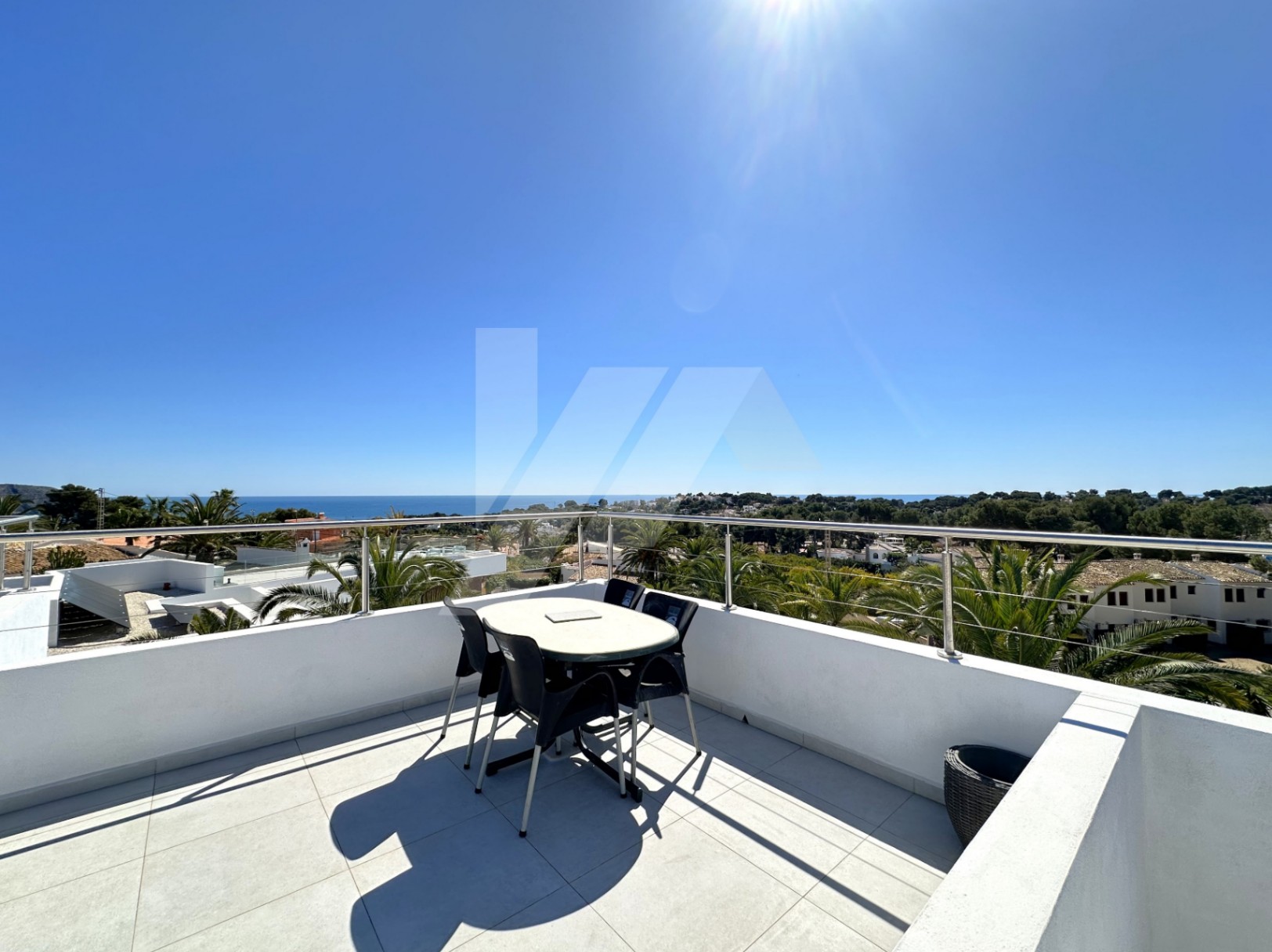 Villa mit Meerblick zum Verkauf in Moraira, Costa Blanca.