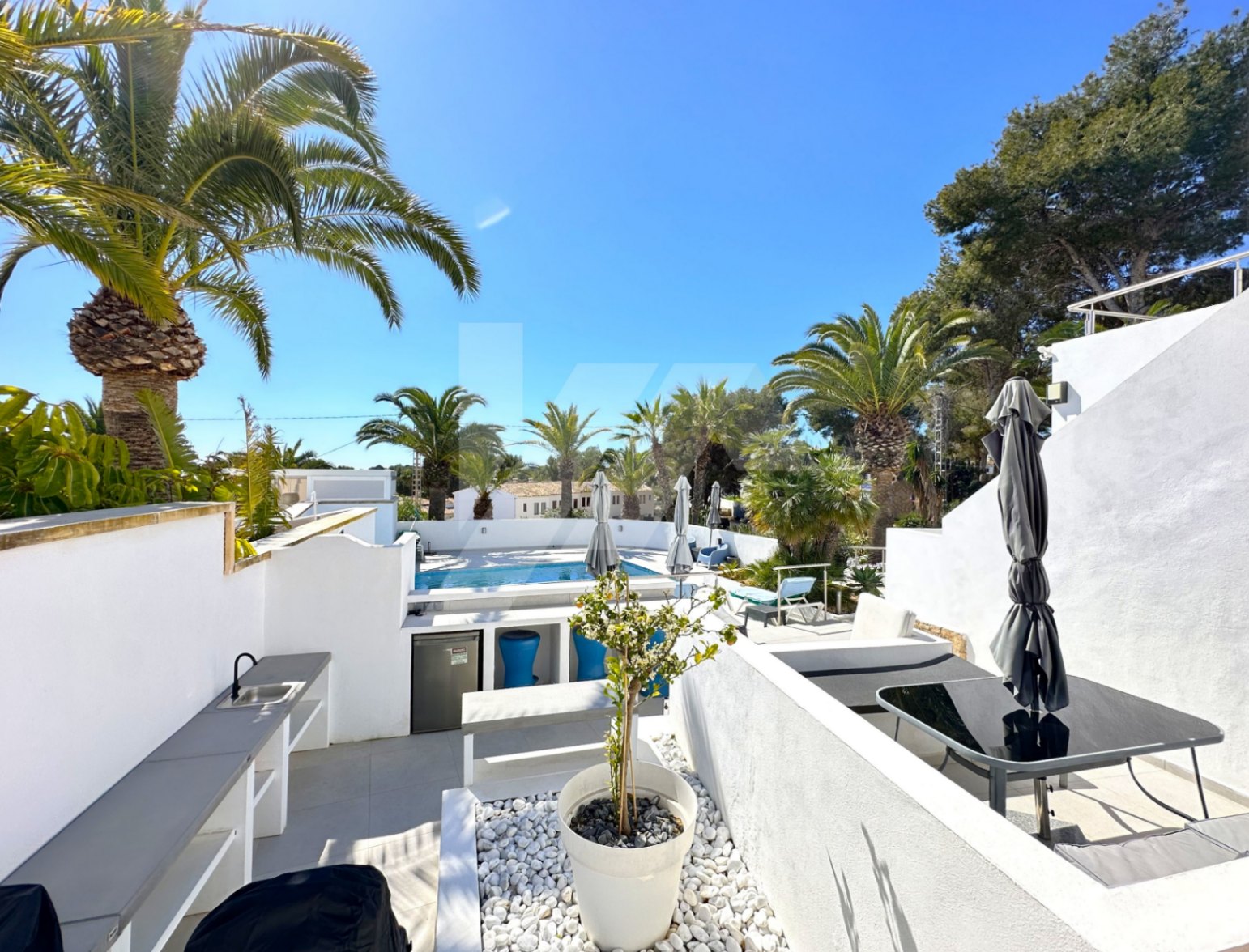Villa mit Meerblick zum Verkauf in Moraira, Costa Blanca.