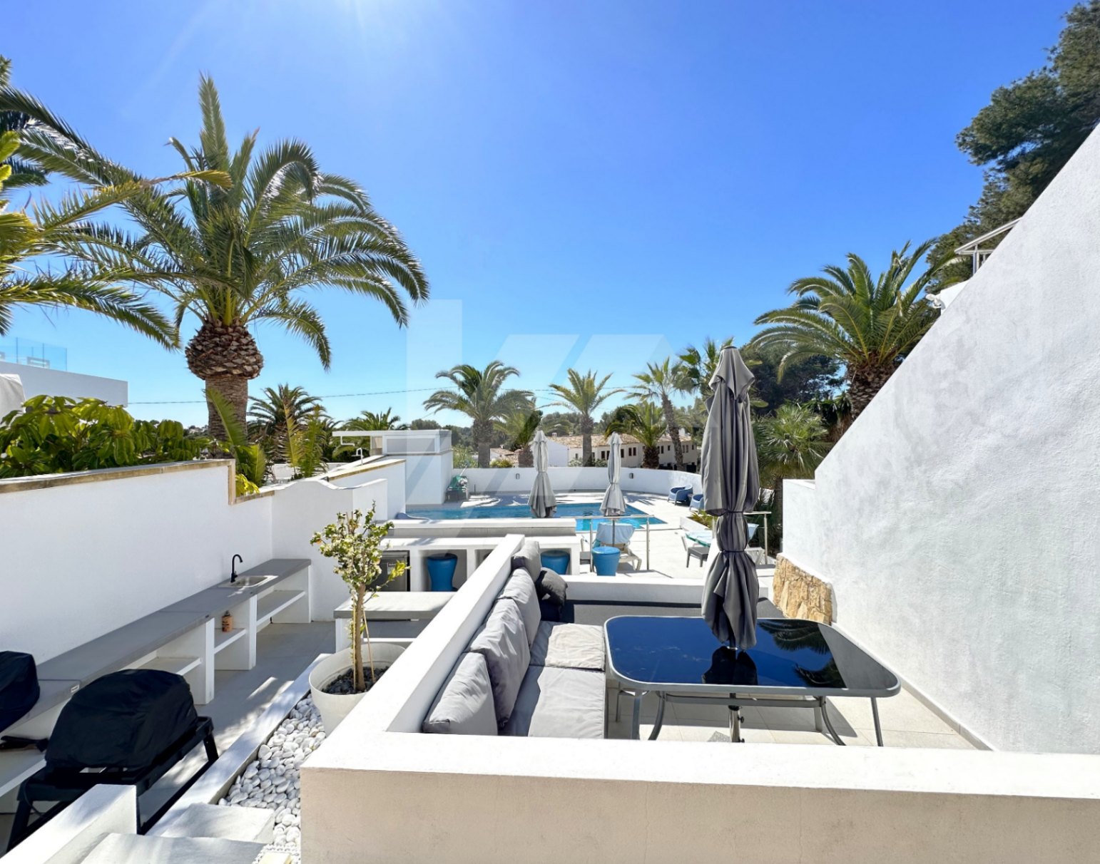 Villa mit Meerblick zum Verkauf in Moraira, Costa Blanca.