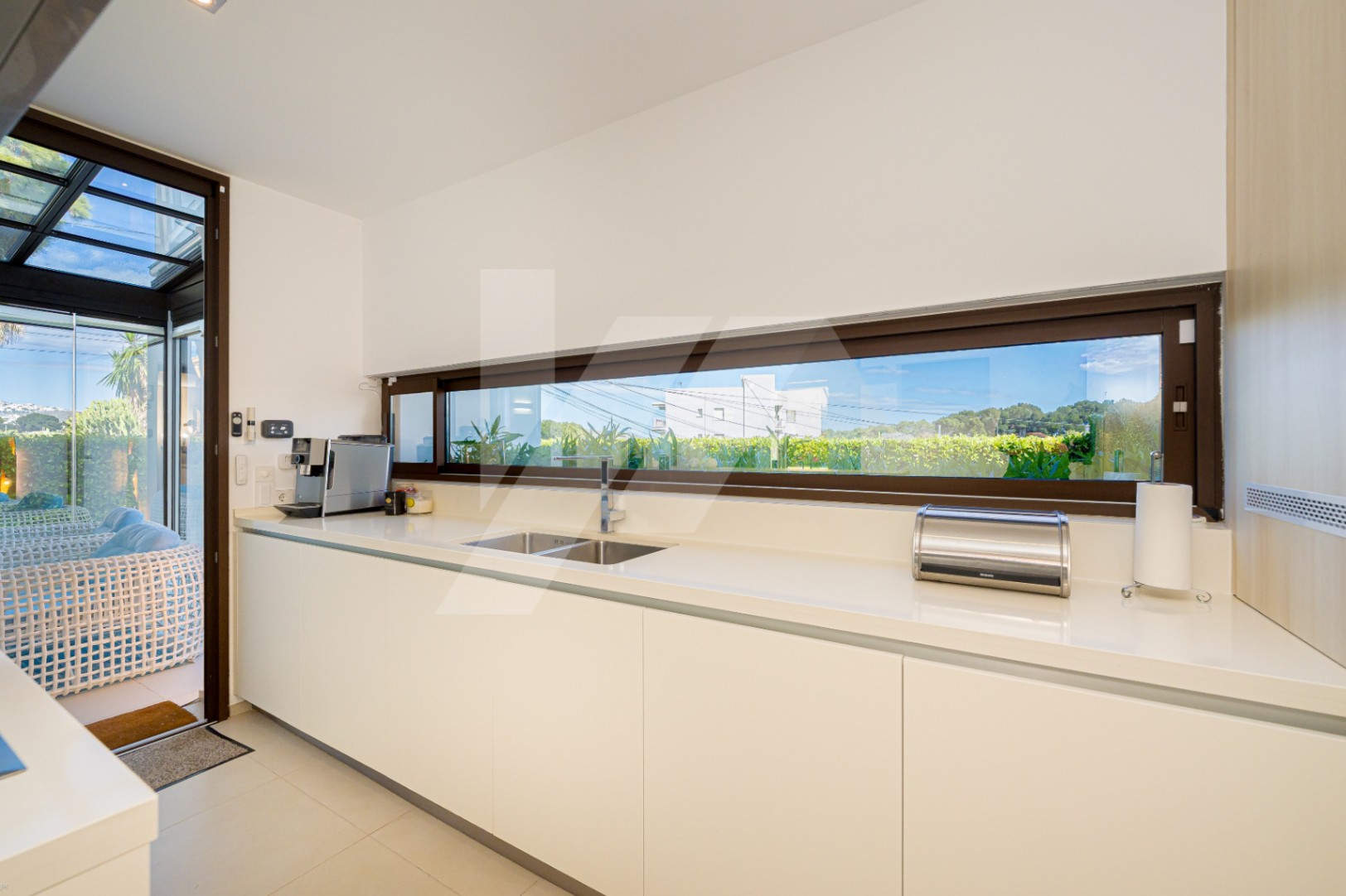 Moderne Villa zu verkaufen in Moraira mit Meerblick, Costa Blanca.