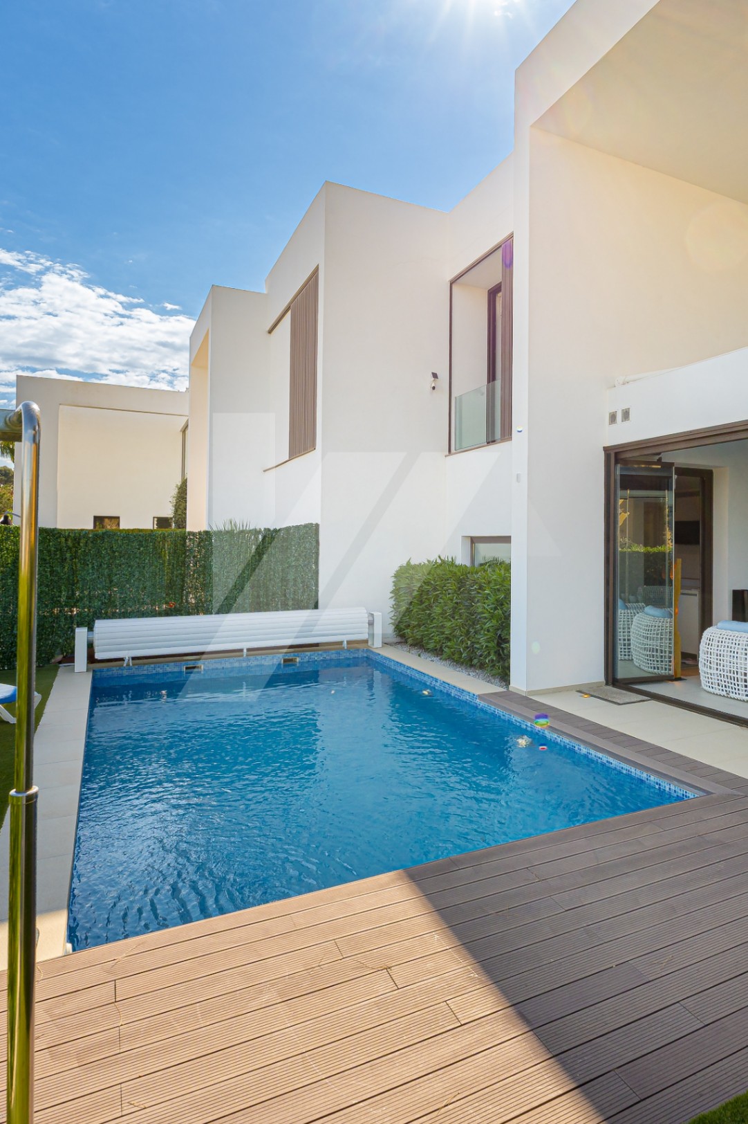 Moderne Villa zu verkaufen in Moraira mit Meerblick, Costa Blanca.