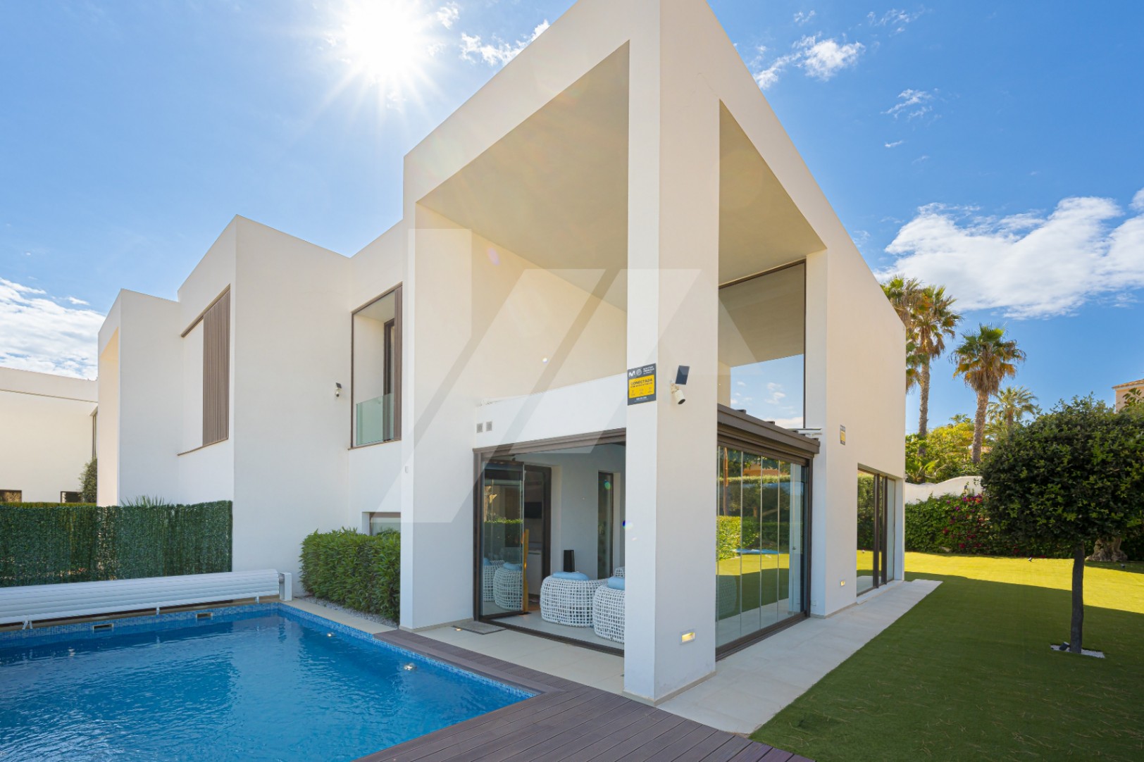 Moderne Villa zu verkaufen in Moraira mit Meerblick, Costa Blanca.