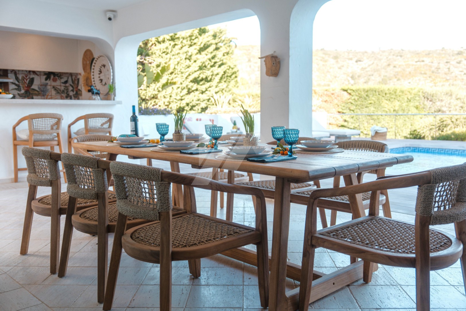 Villa im ibizenkischen Stil zu verkaufen in Moraira, Costa Blanca.