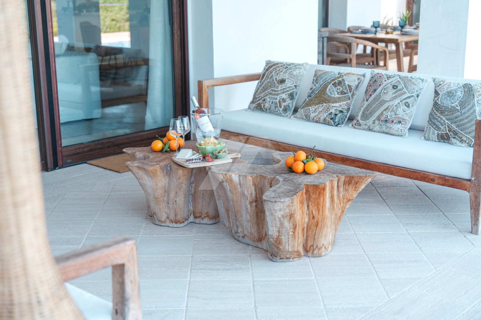 Villa im ibizenkischen Stil zu verkaufen in Moraira, Costa Blanca.
