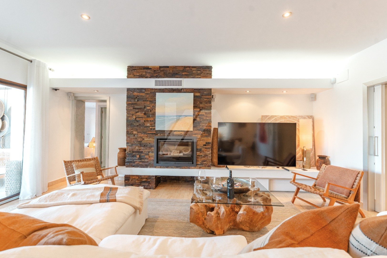 Villa im ibizenkischen Stil zu verkaufen in Moraira, Costa Blanca.
