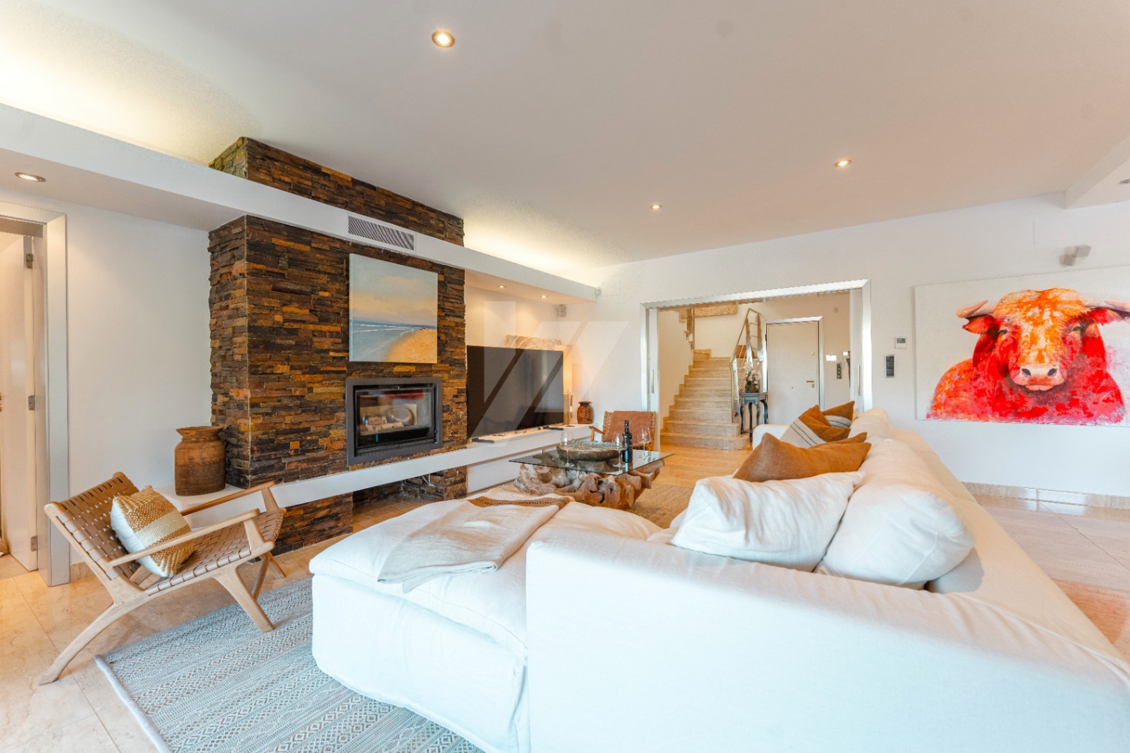 Villa im ibizenkischen Stil zu verkaufen in Moraira, Costa Blanca.
