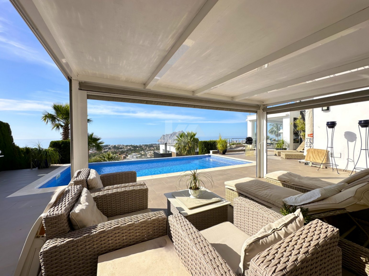 Villa de lujo con vistas panorámicas en Calpe. Costa Blanca.