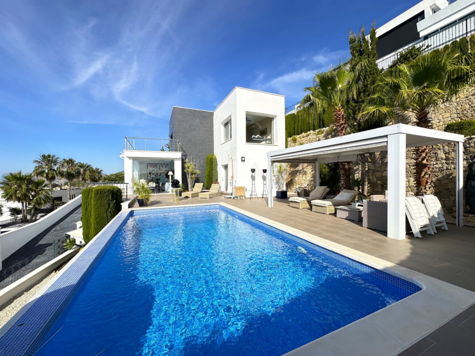 Villa de lujo con vistas panorámicas en Calpe. Costa Blanca.