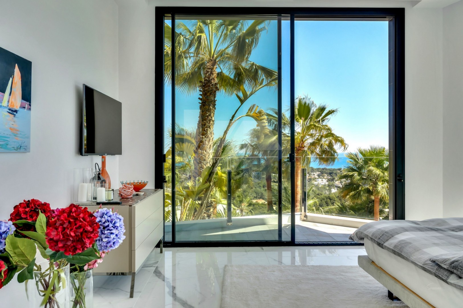 Villa de lujo con vistas panorámicas al mar en venta en Benissa, Costa Blanca.