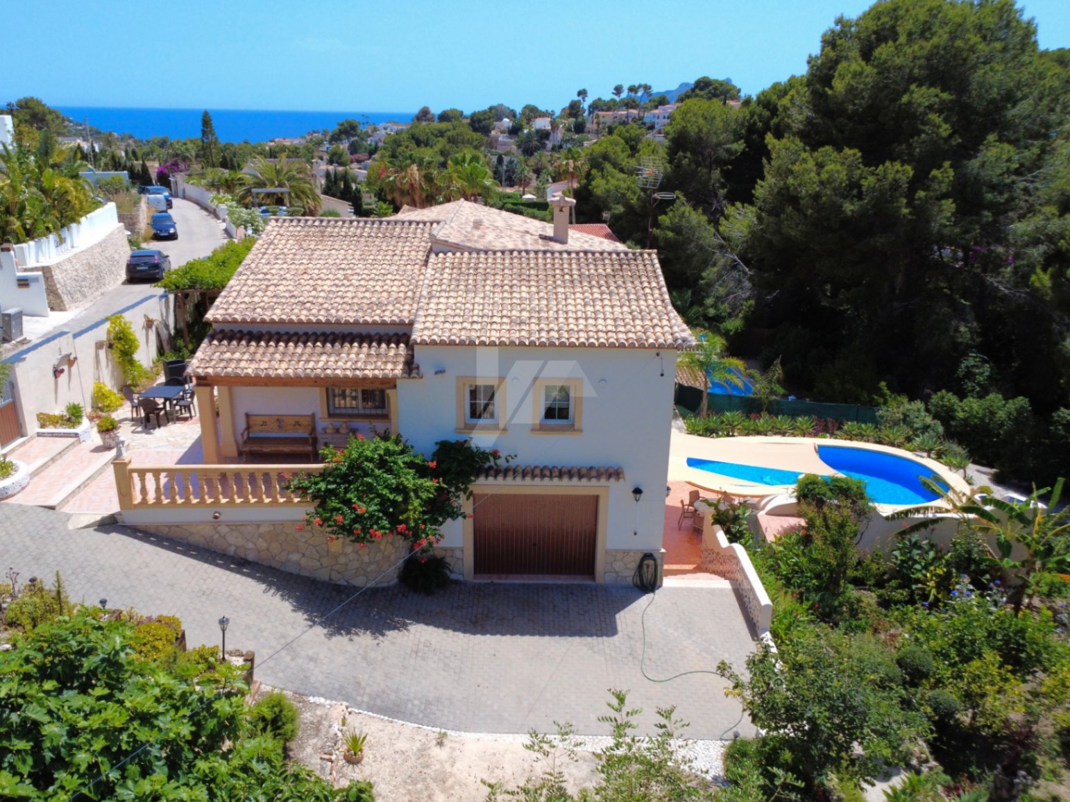 Mediterrane Stilvilla zum Verkauf in Benissa, Costa Blanca.