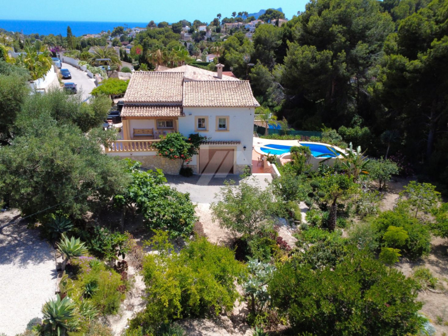 Mediterrane Stilvilla zum Verkauf in Benissa, Costa Blanca.