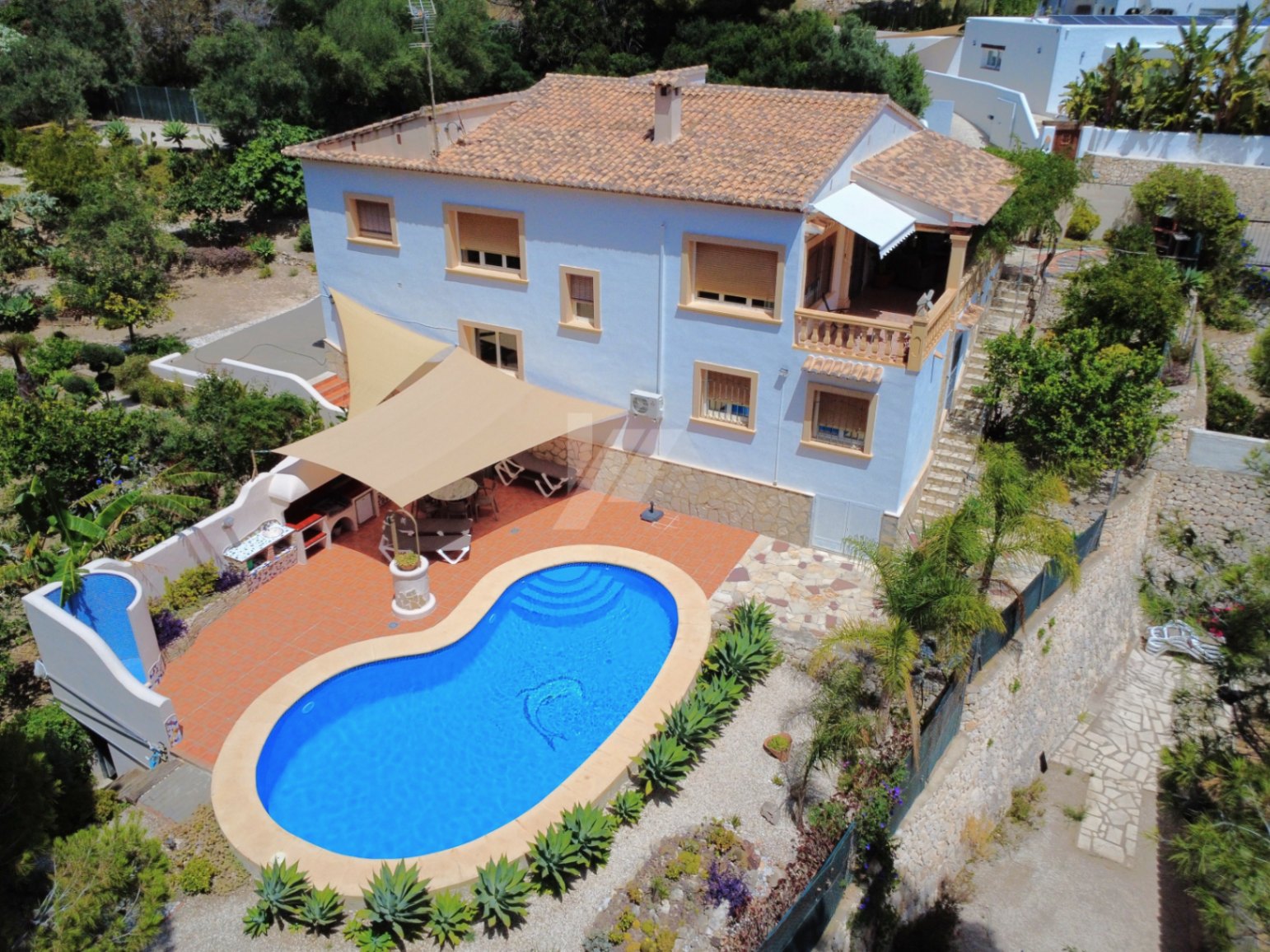 Mediterrane Stilvilla zum Verkauf in Benissa, Costa Blanca.
