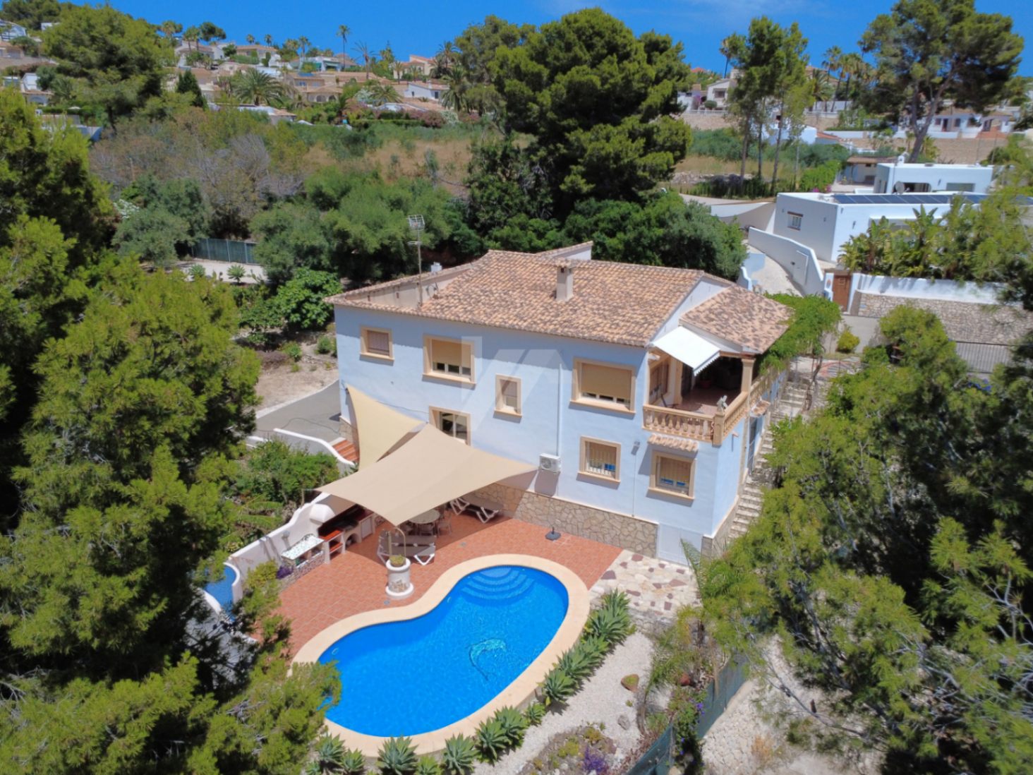 Mediterrane Stilvilla zum Verkauf in Benissa, Costa Blanca.