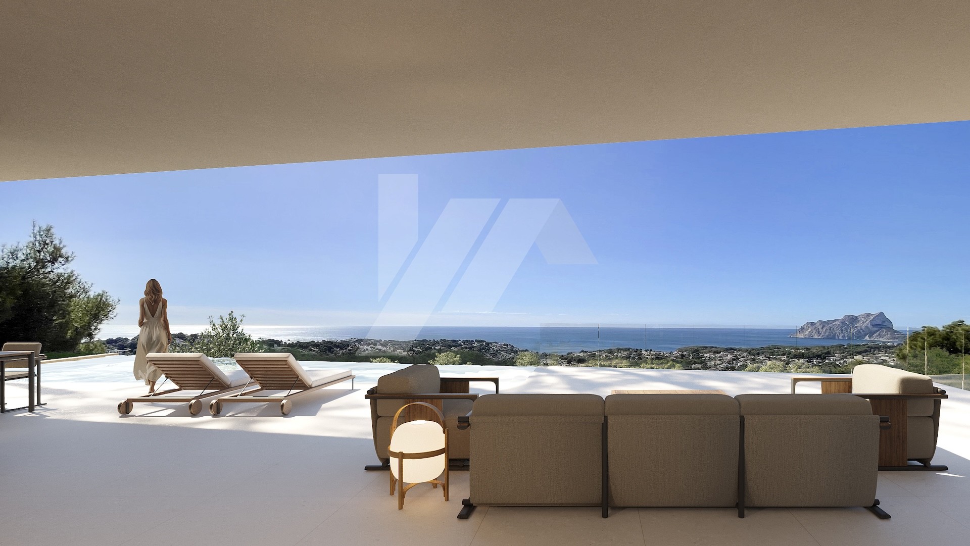 Luxusvilla mit Meerblick zu verkaufen in Benissa, Costa Blanca.