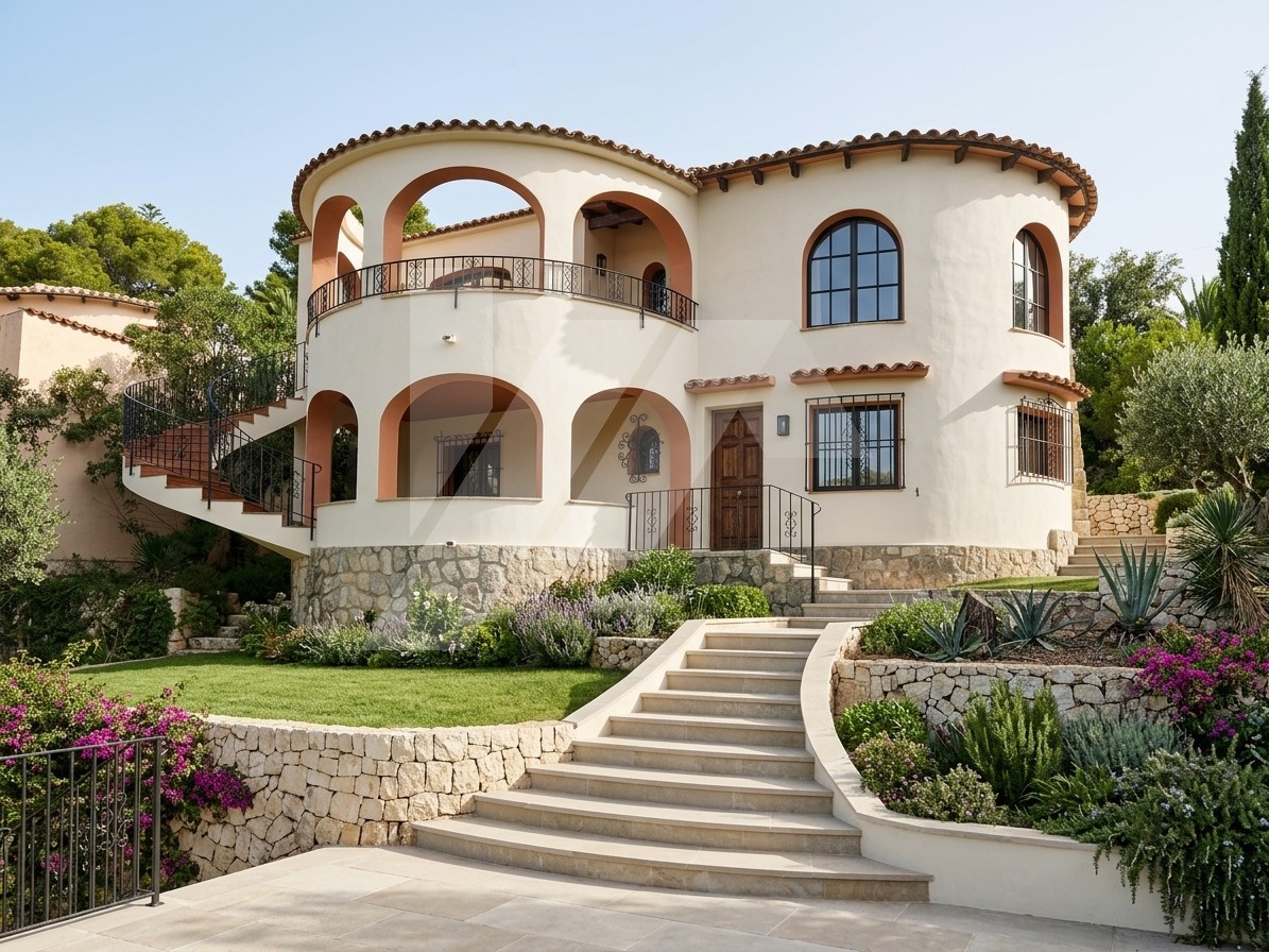 Villa mit Meerblick zu verkaufen in Benissa Costa, Costa Blanca.