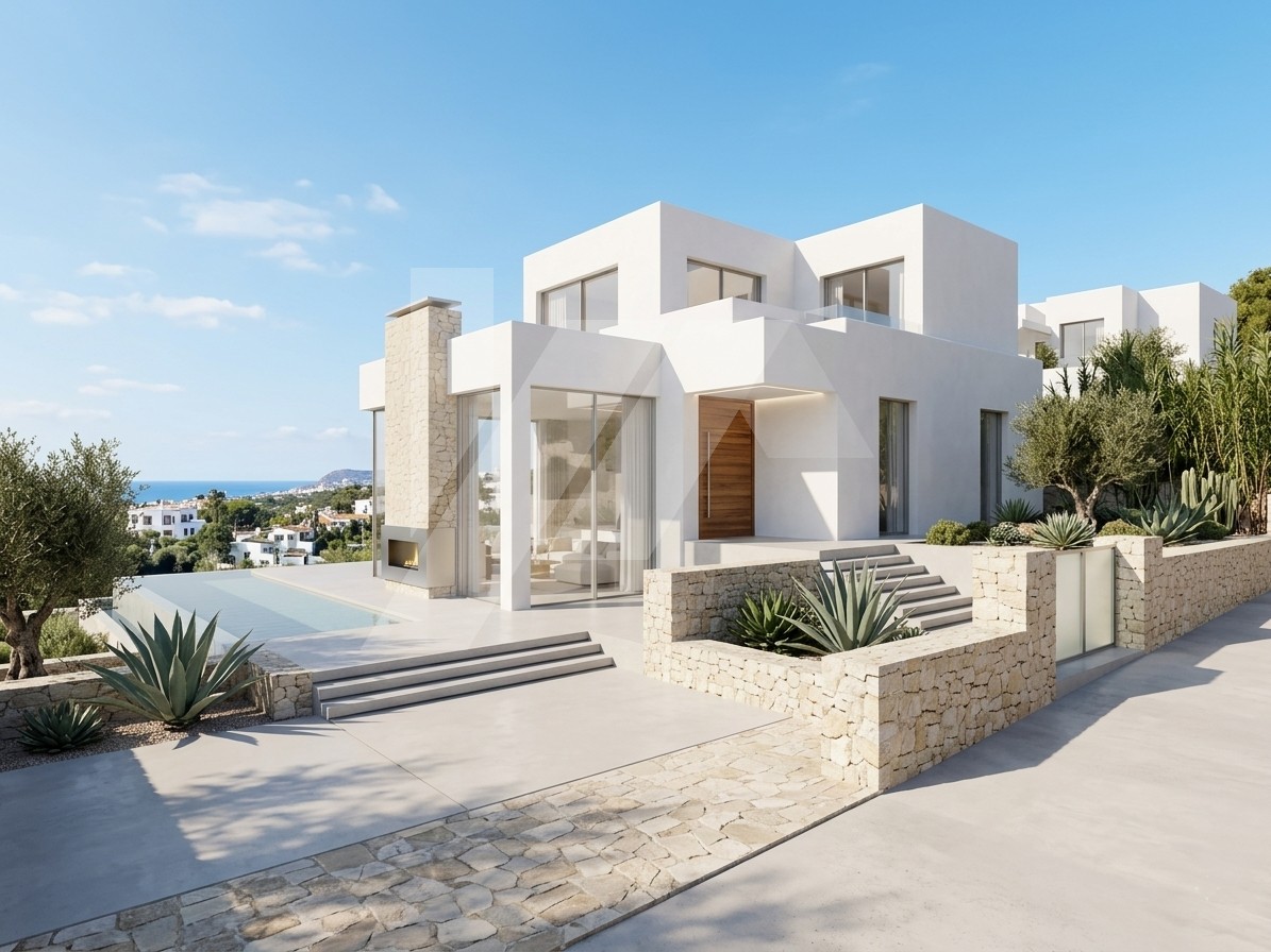 Villa mit Meerblick zu verkaufen in Benissa Costa, Costa Blanca.