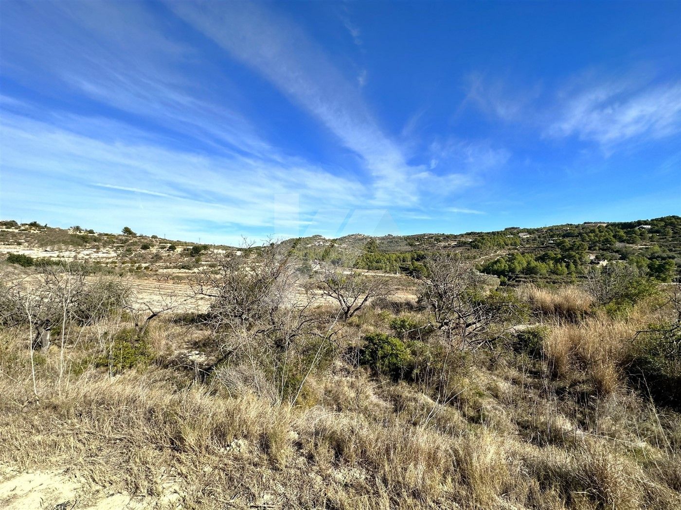 Rustikales Grundstück mit Meerblick in Benisa, Costa Blanca, zu verkaufen.