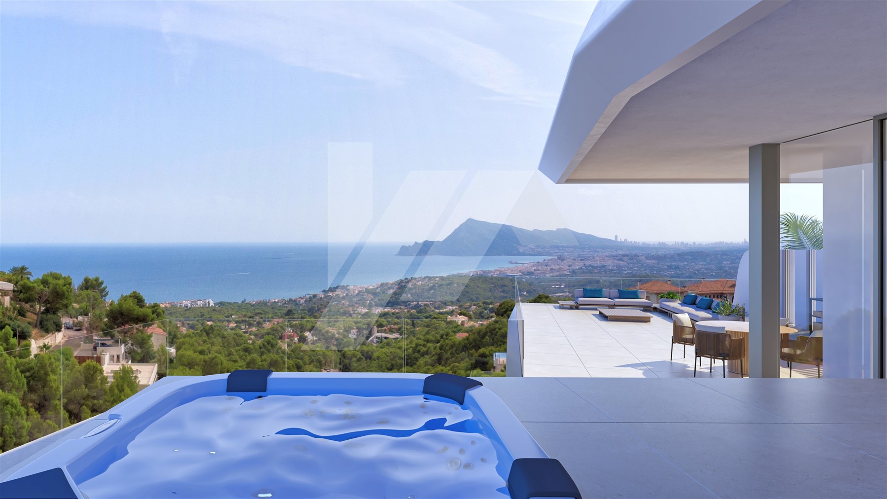 Exklusive Luxusvilla in Altea mit Meerblick, Costa Blanca.