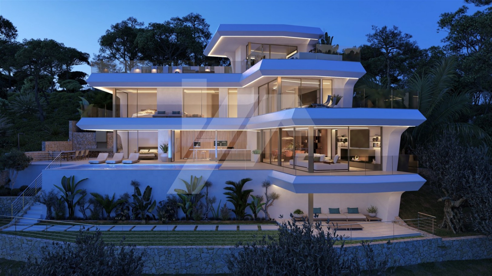 Exklusive Luxusvilla in Altea mit Meerblick, Costa Blanca.