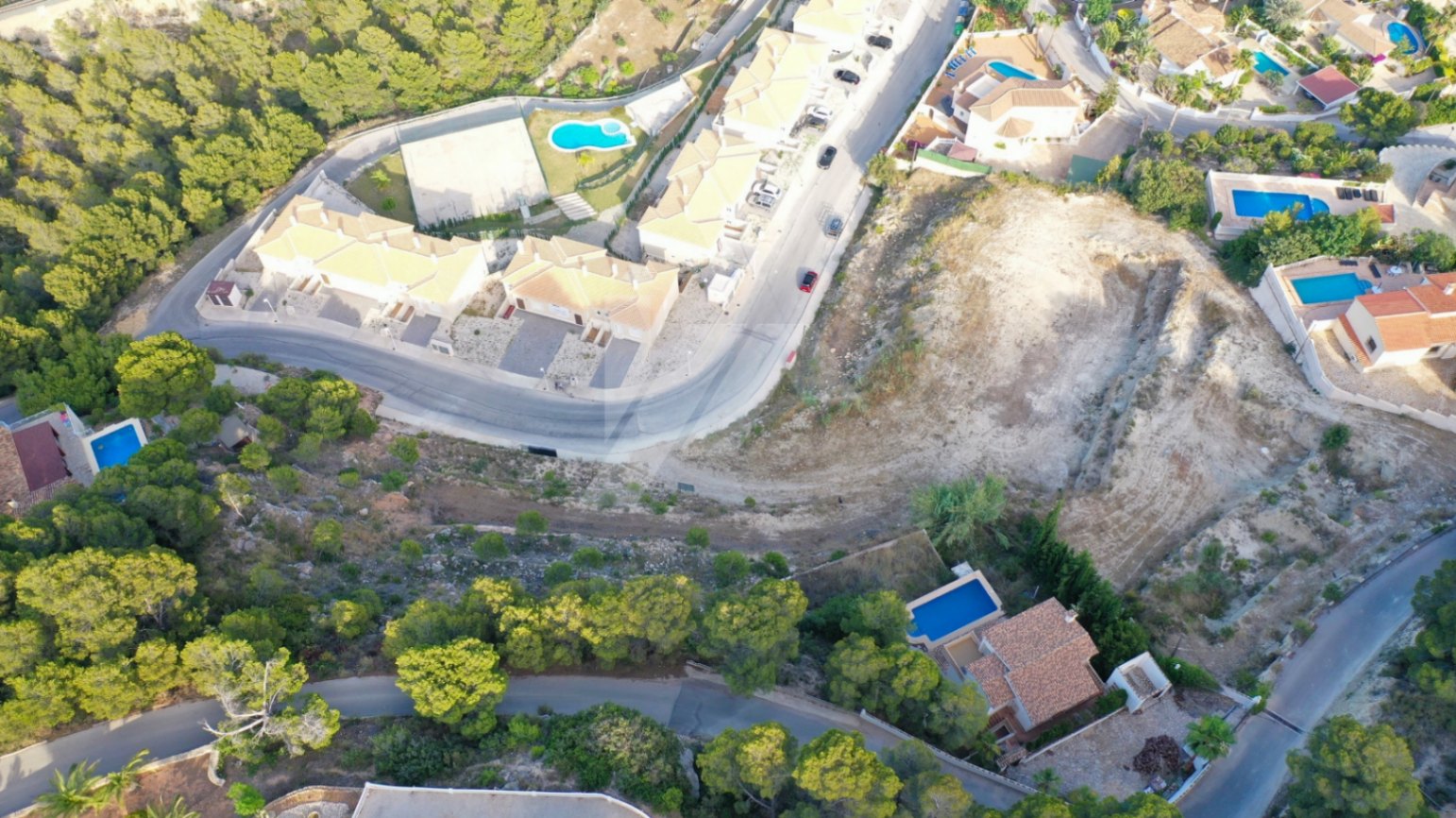 Parzelle zum Verkauf mit Meerblick in Calpe, Oltamar - 6004 m² Grundstück