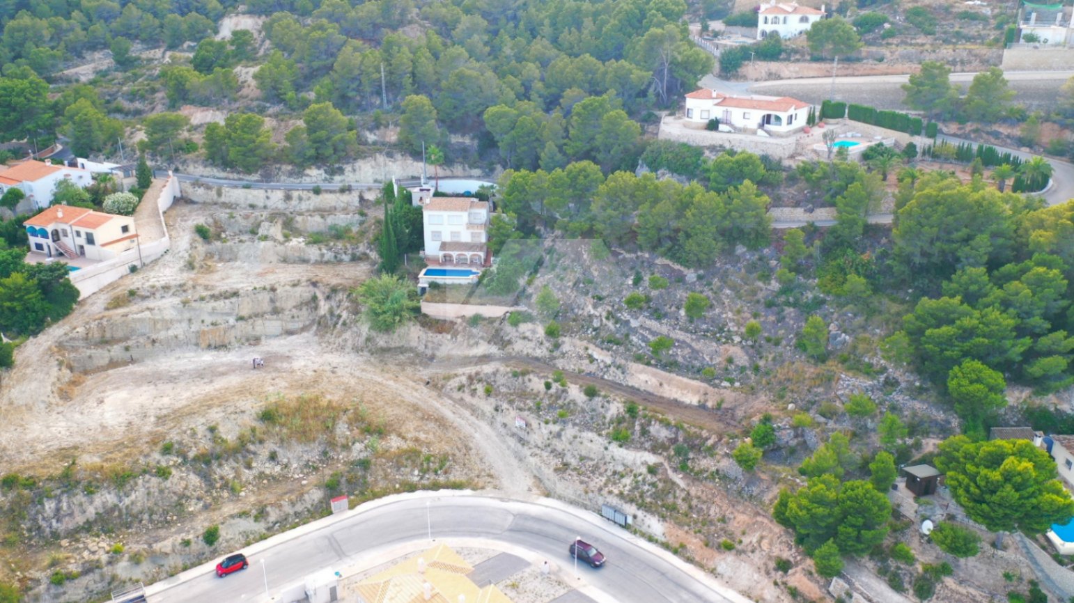 Parzelle zum Verkauf mit Meerblick in Calpe, Oltamar - 6004 m² Grundstück