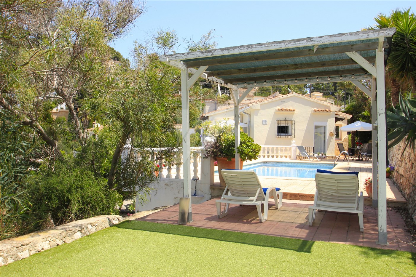 Villa mit offenem Blick zum Verkauf in Benissa, Costa Blanca.